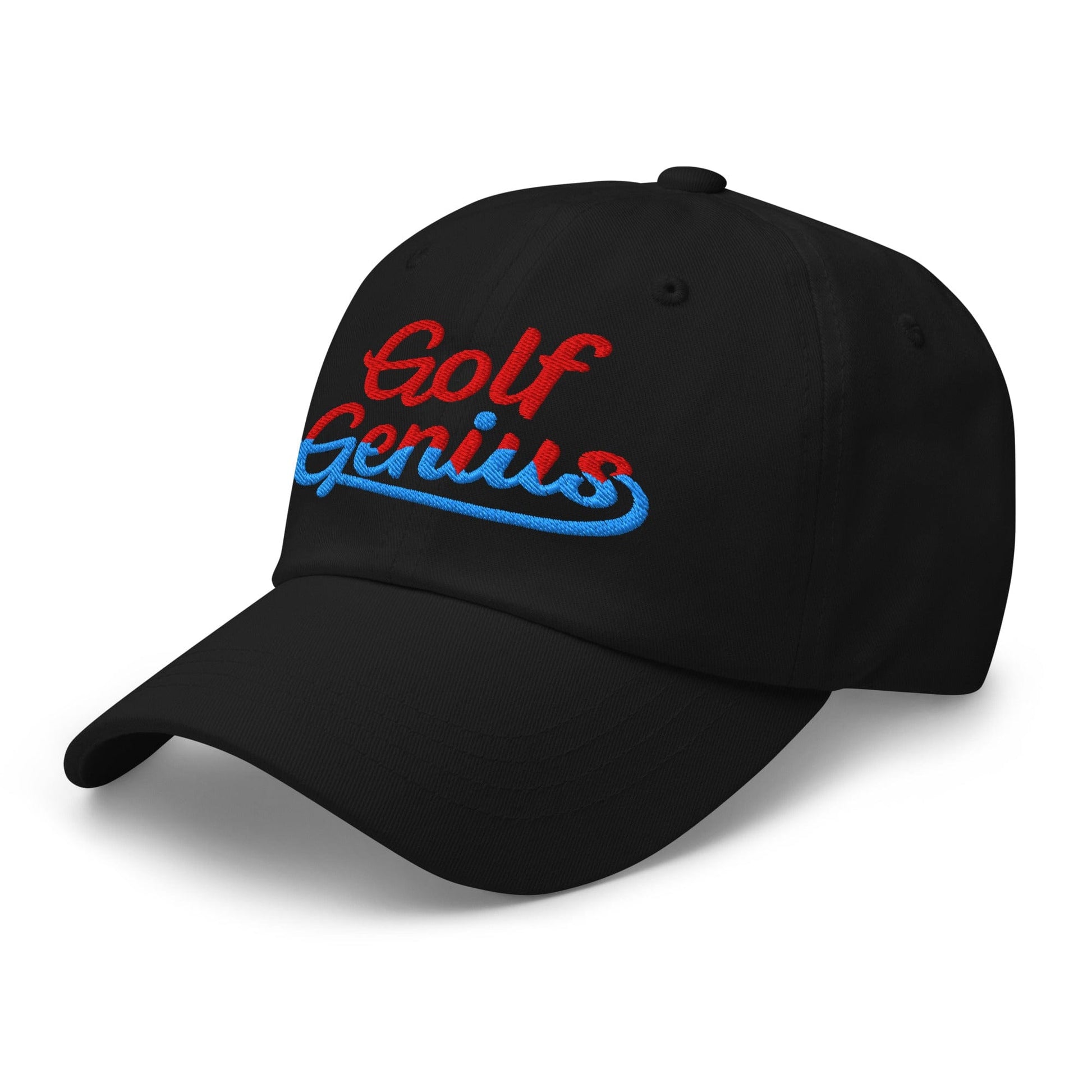 Golf Genius Quirky Fun Spirit Embroidered Golf Cap - Funny Golf Tee by Swing Epic