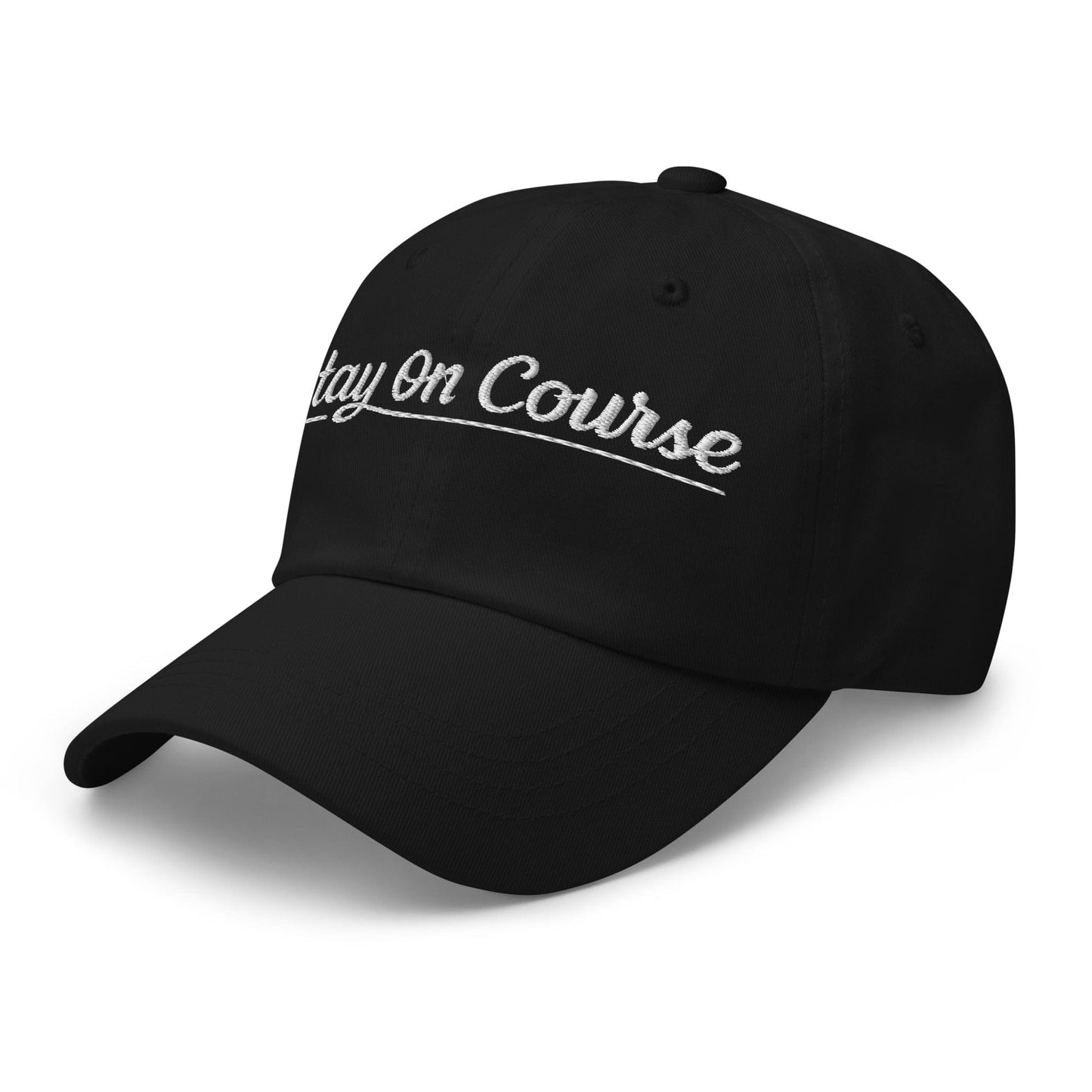 Stay On Course Embroidered Golf Cap - Funny Golf Tee by Swing Epic