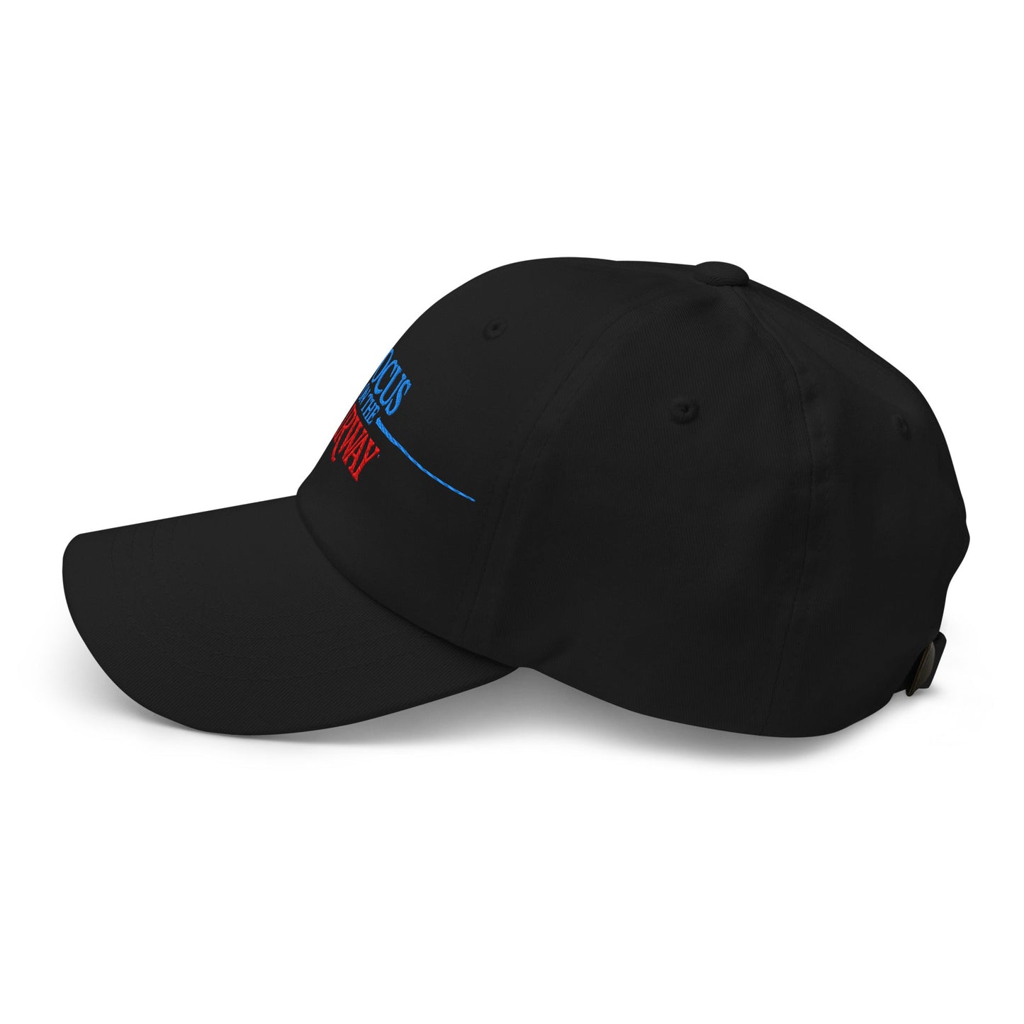 Focus on the Fairway Embroidered Golf Cap - Funny Golf Tee by Swing Epic