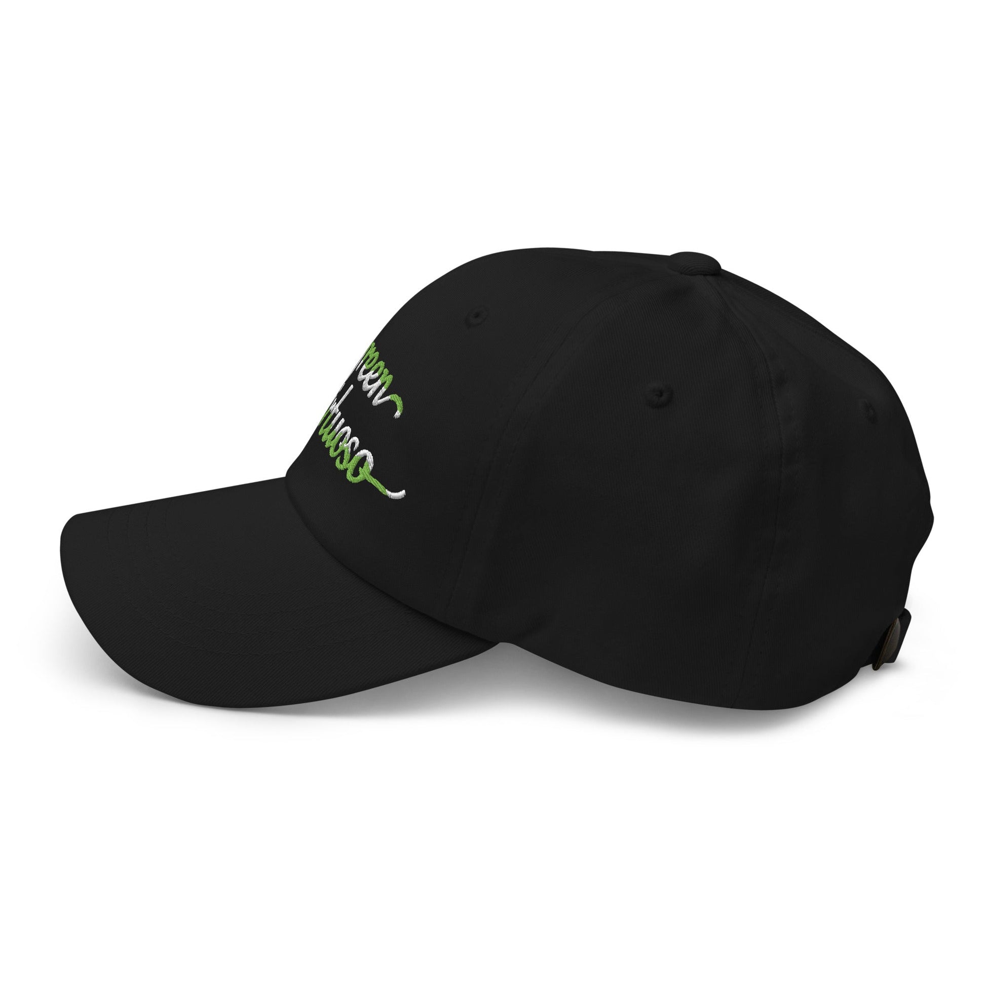 Green Virtuoso Engaging Fun Spirit Embroidered Golf Cap - Funny Golf Tee by Swing Epic
