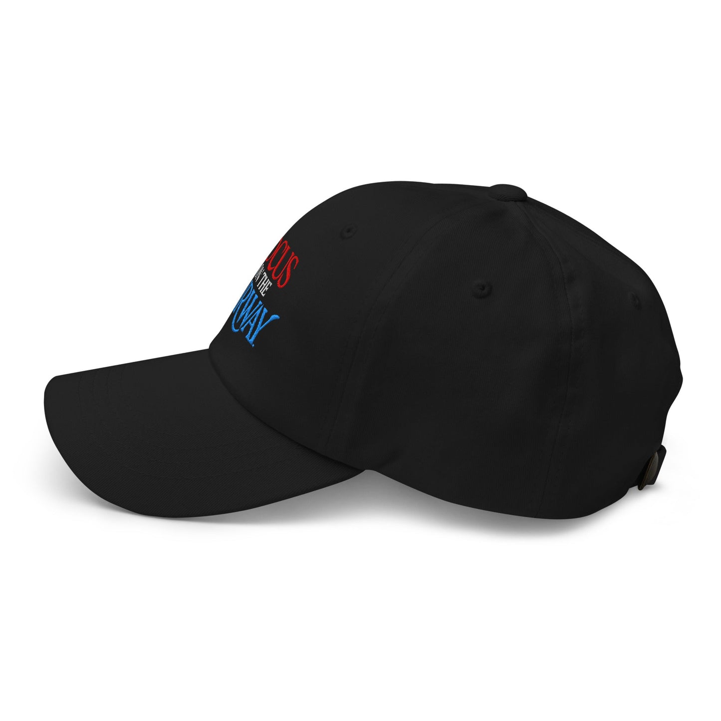 Focus on the Fairway Embroidered Golf Cap - Funny Golf Tee by Swing Epic