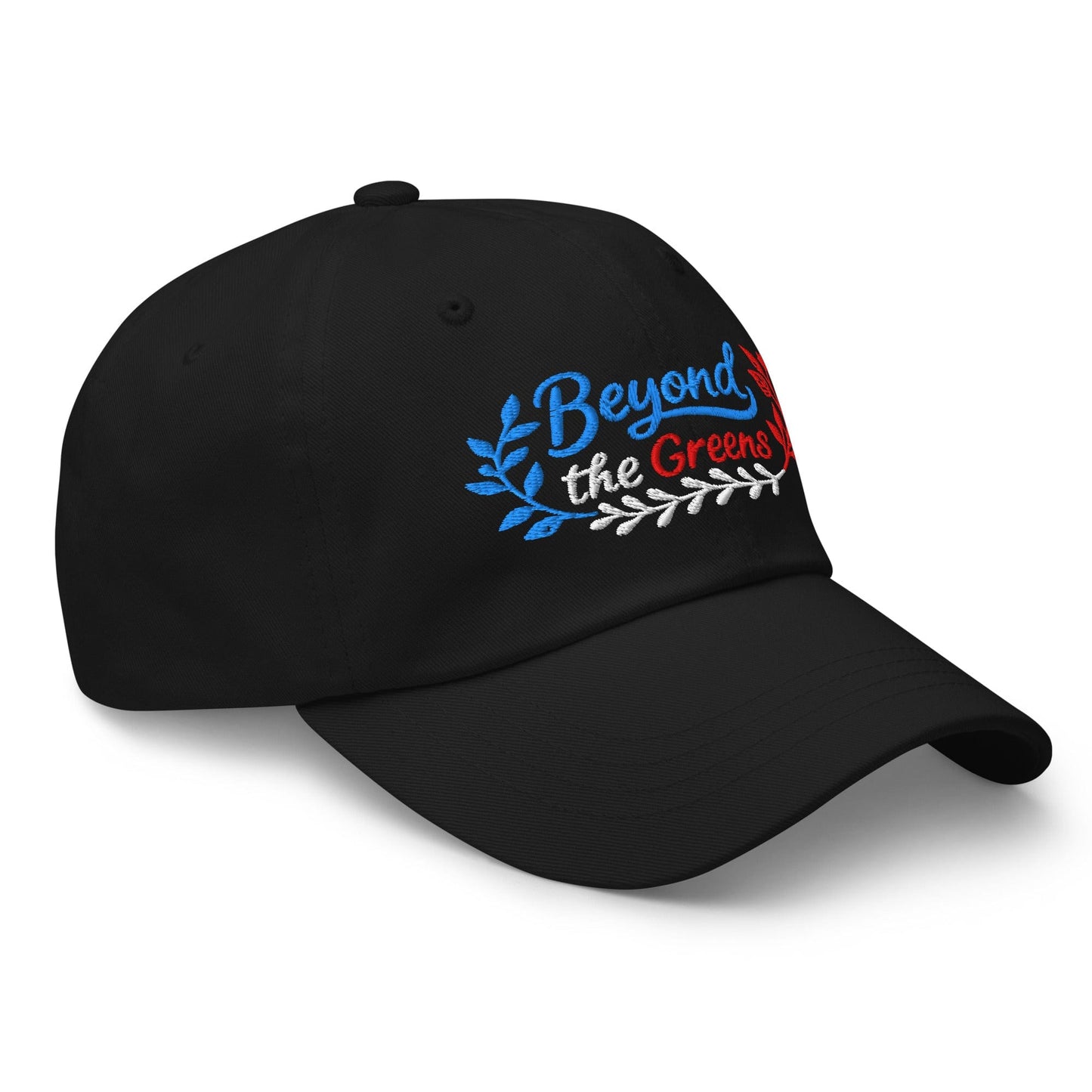Beyond the Greens Embroidered Golf Cap - Funny Golf Tee by Swing Epic