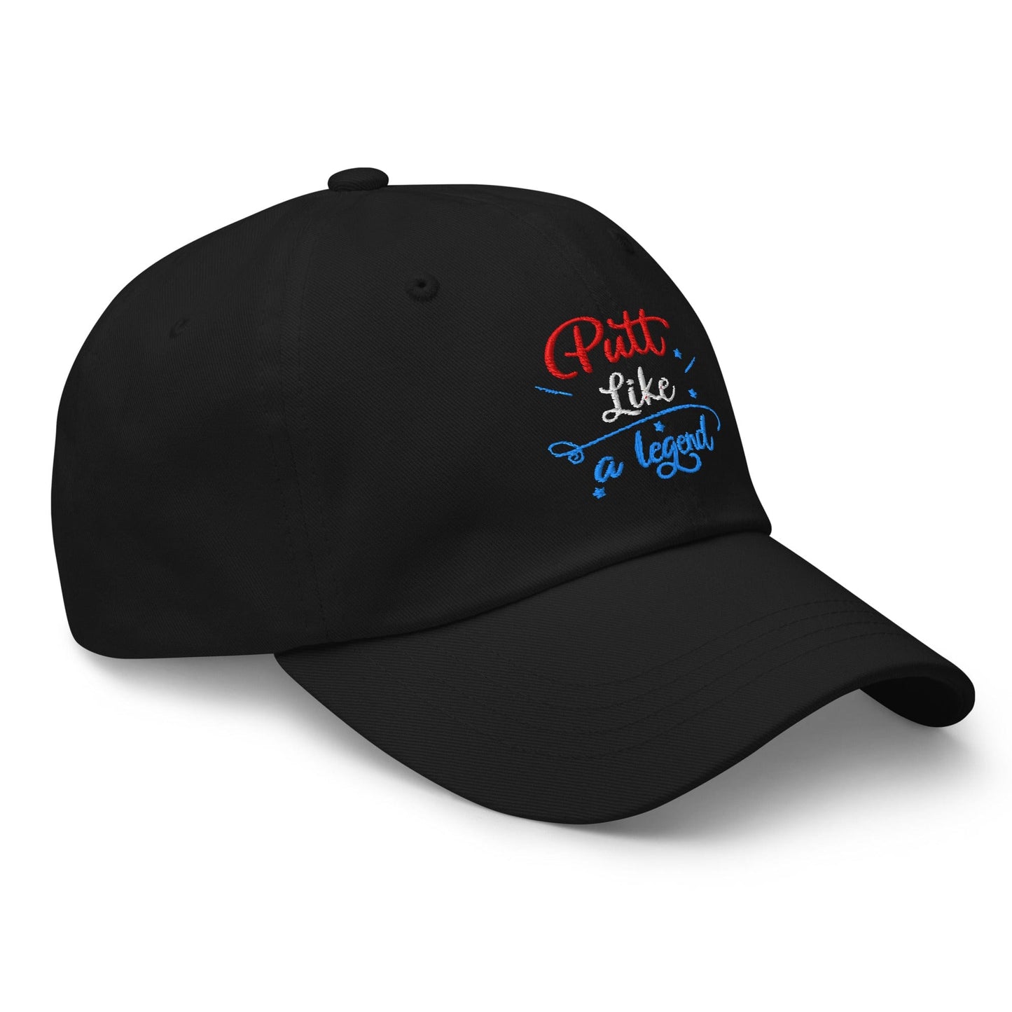 Putt Like A Legend Fun Embroidered Golf Cap - Funny Golf Tee by Swing Epic