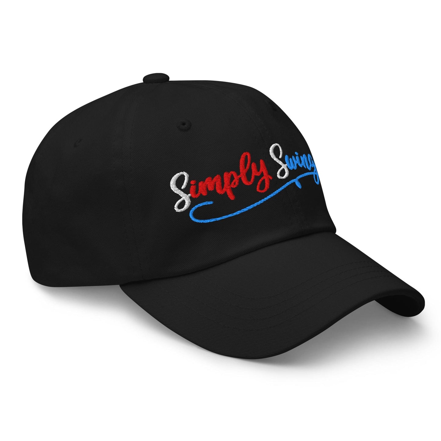 Simply Swinging Quirky Fun Embroidered Golf Cap - Funny Golf Tee by Swing Epic