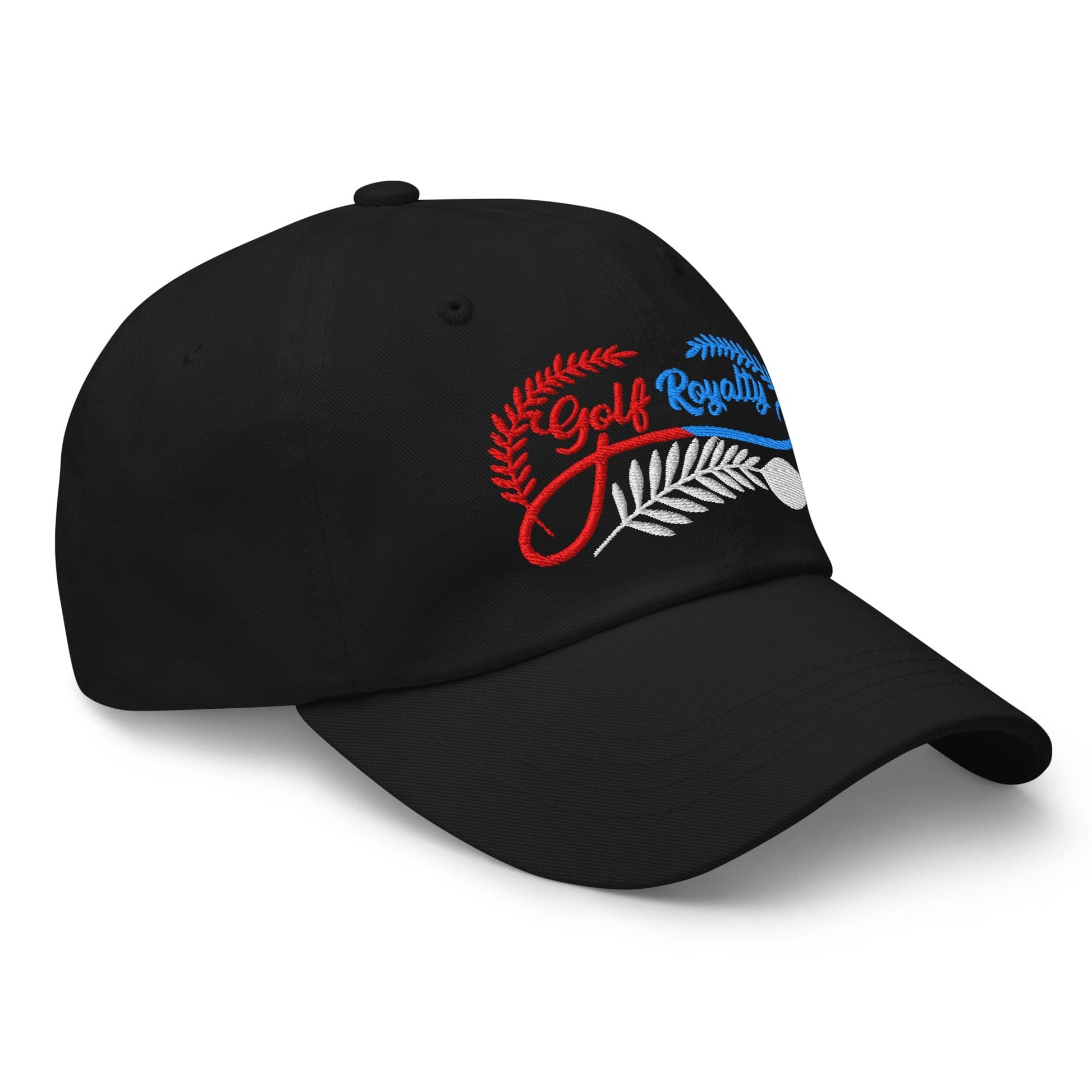Golf Royalty Fun Design Embroidered Golf Cap - Funny Golf Tee by Swing Epic