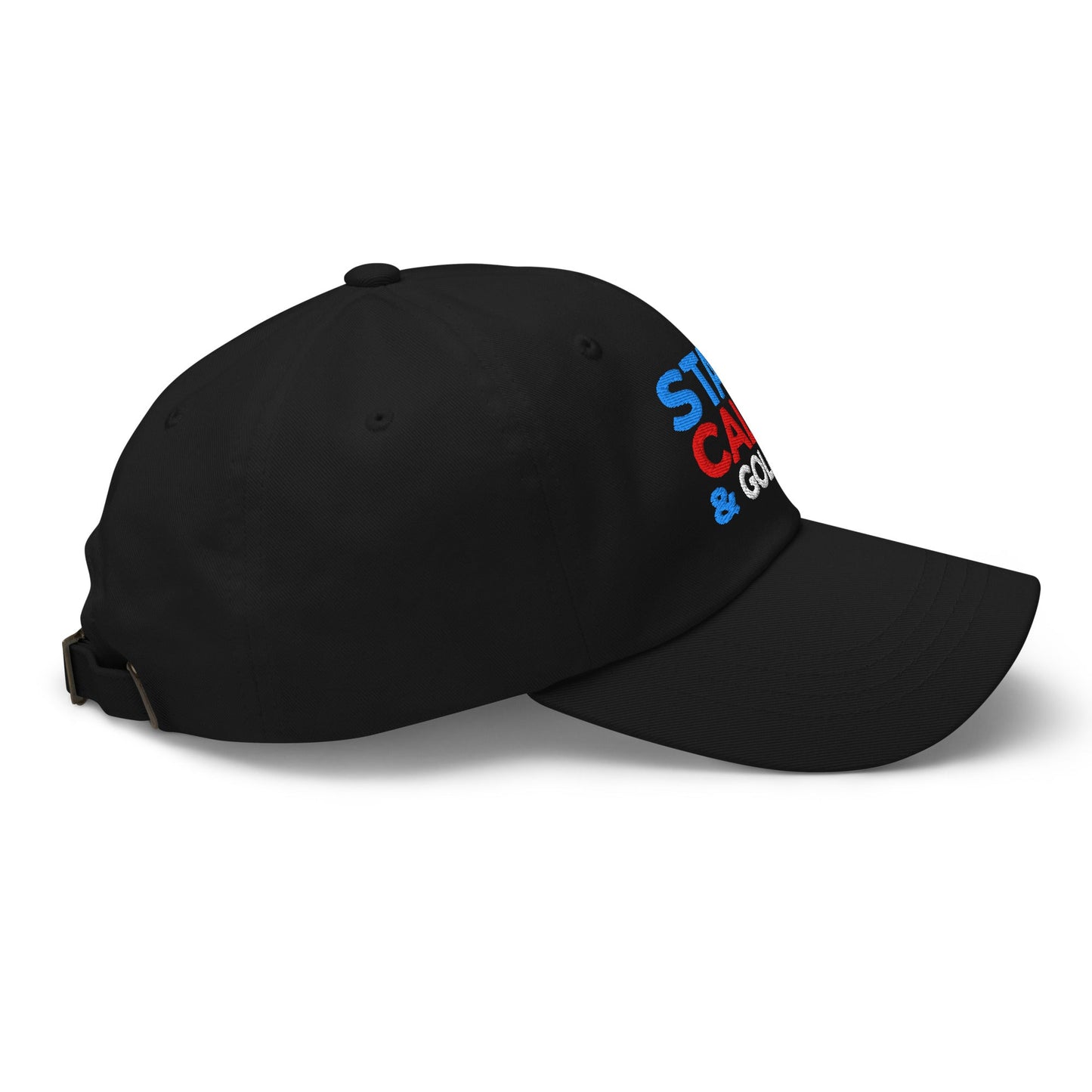 Stay Calm & Golf On Funny Embroidered Golf Cap - Funny Golf Tee by Swing Epic