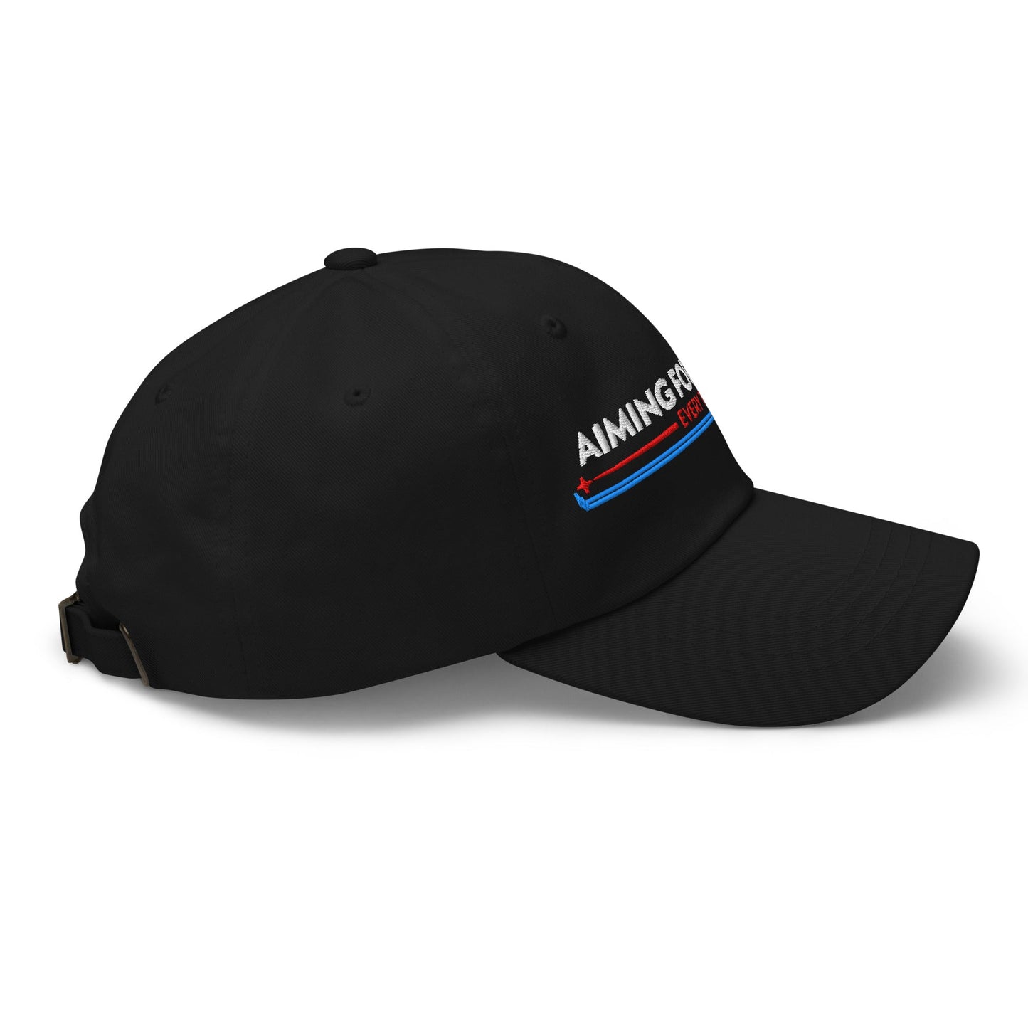 Aiming for the Pin Every Time Engaging Embroidered Golf Cap - Funny Golf Tee by Swing Epic