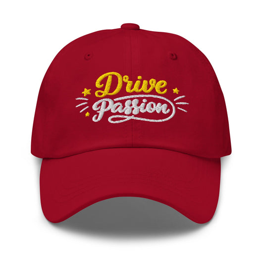 Drive Passion Stars Charming Stylish Embroidered Golf Cap - Funny Golf Tee by Swing Epic