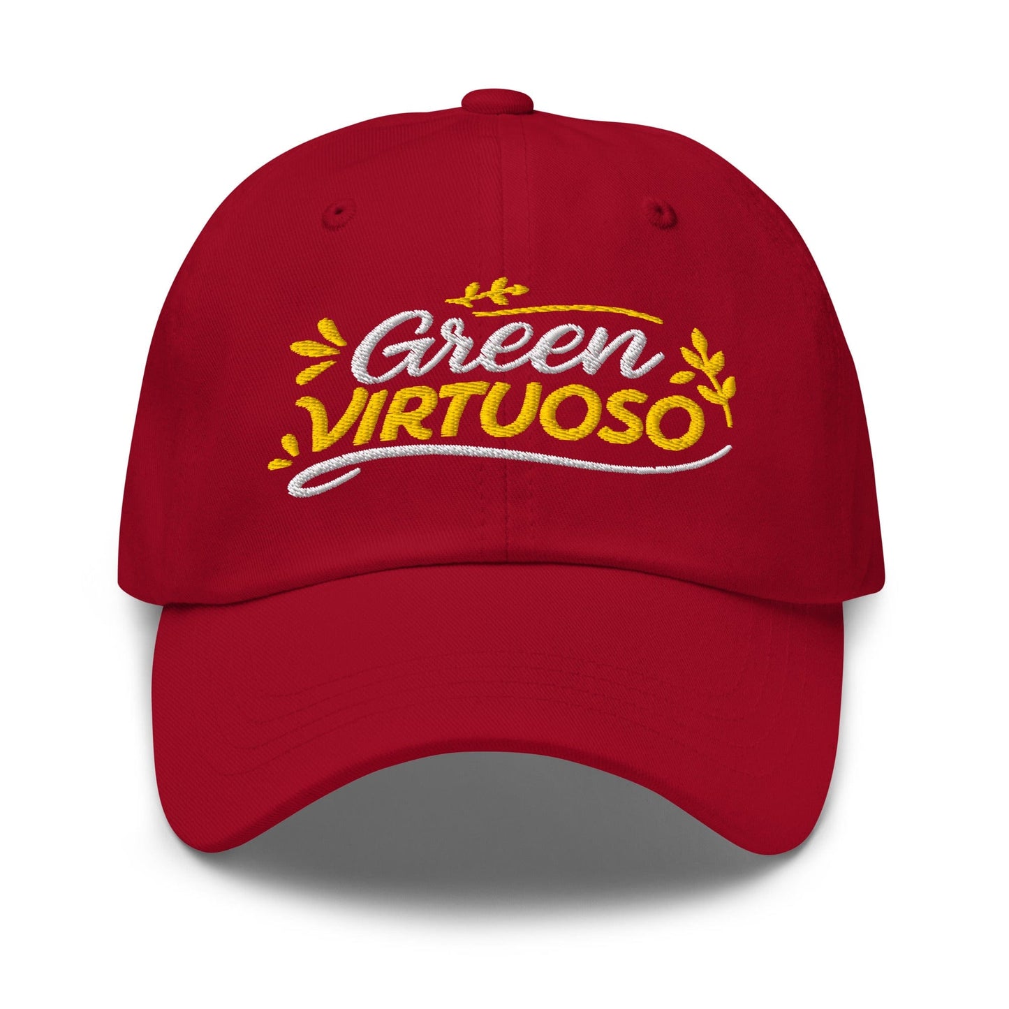 Green Virtuoso Masterpiece Design Embroidered Golf Cap - Funny Golf Tee by Swing Epic