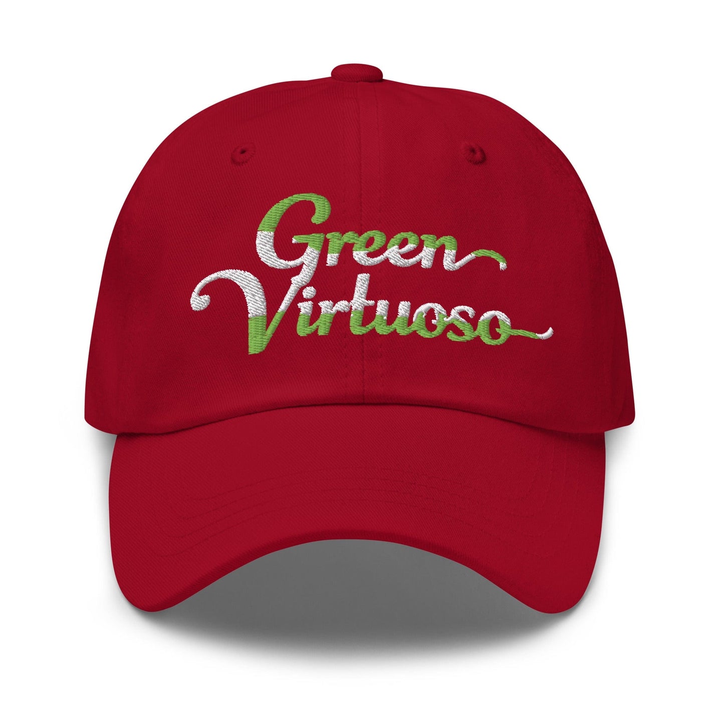Green Virtuoso Engaging Fun Spirit Embroidered Golf Cap - Funny Golf Tee by Swing Epic