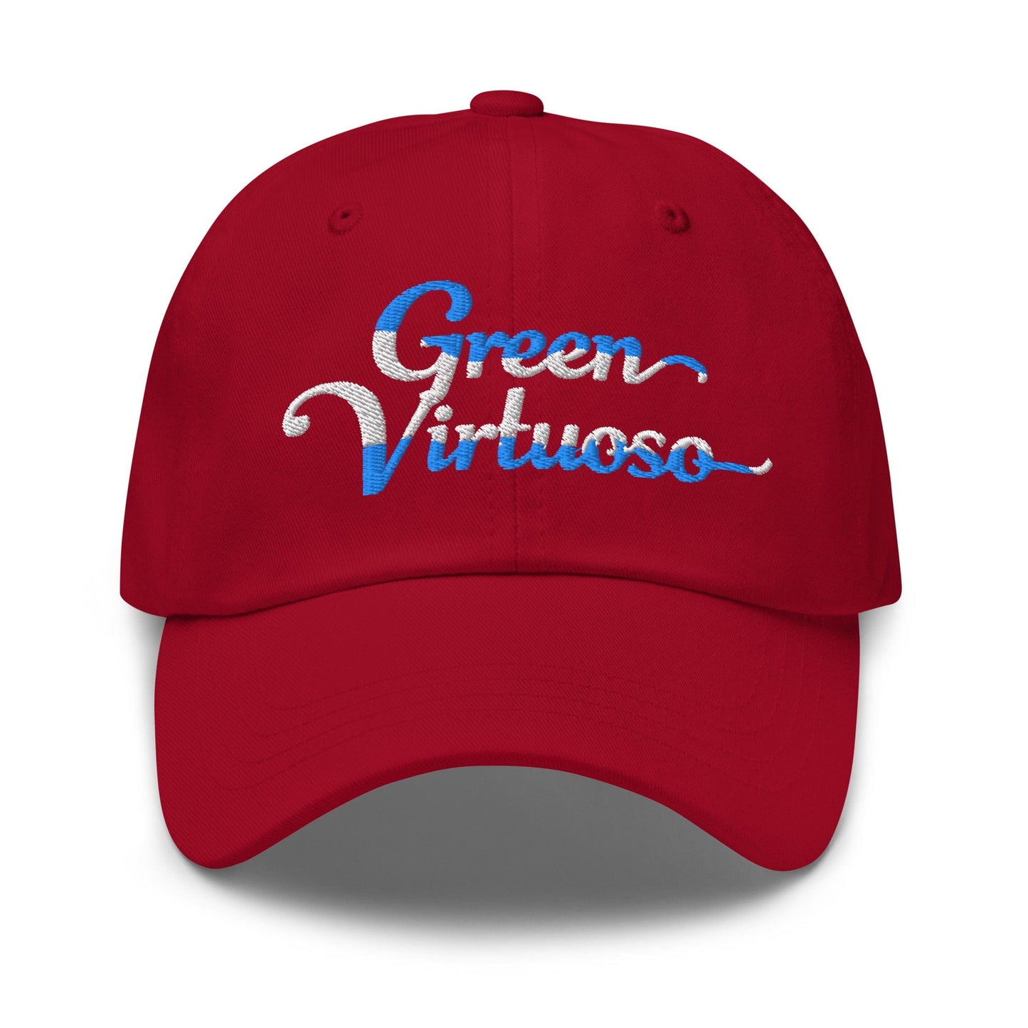Green Virtuoso Engaging Fun Spirit Embroidered Golf Cap - Funny Golf Tee by Swing Epic