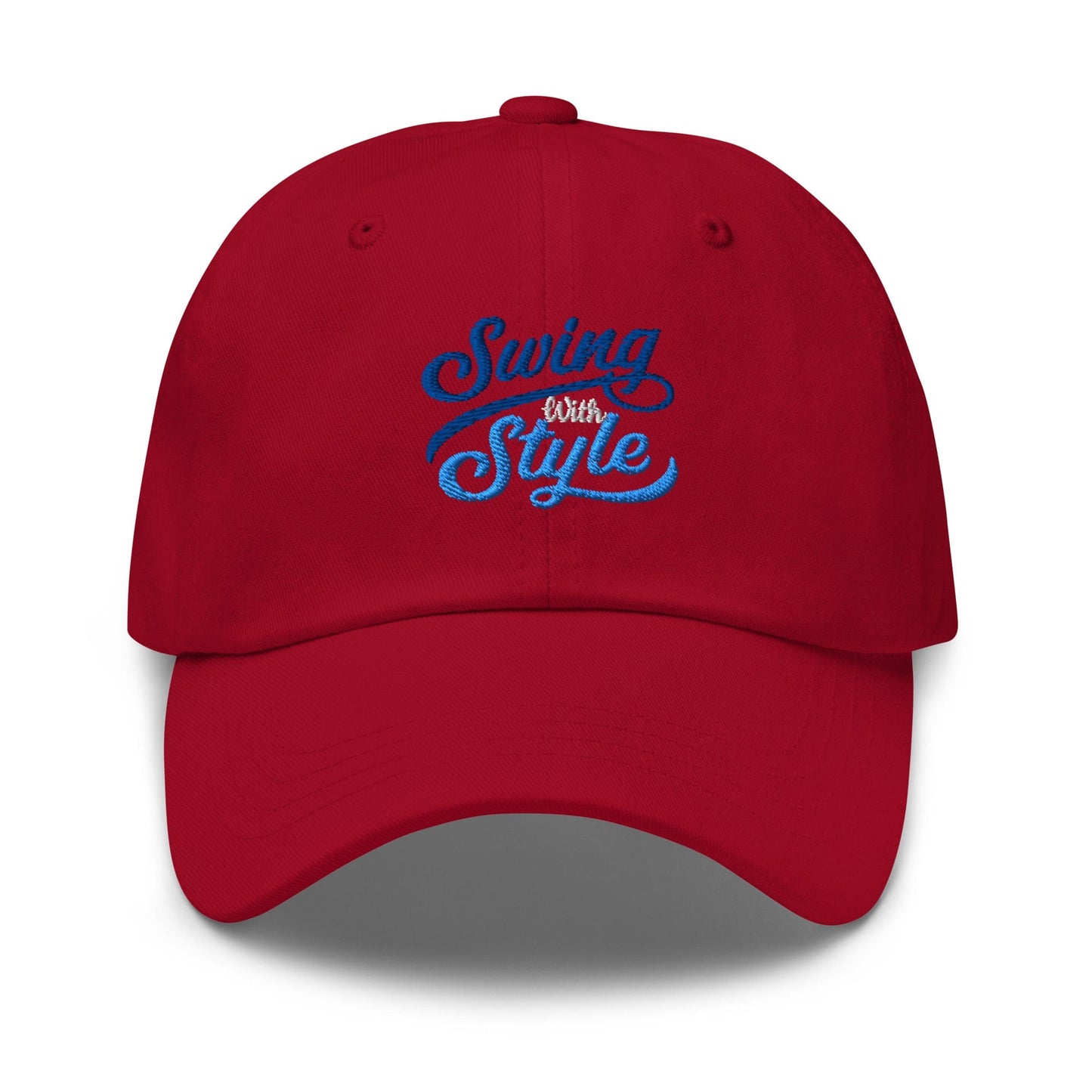 Swing With Style Fun Embroidered Golf Cap - Funny Golf Tee by Swing Epic