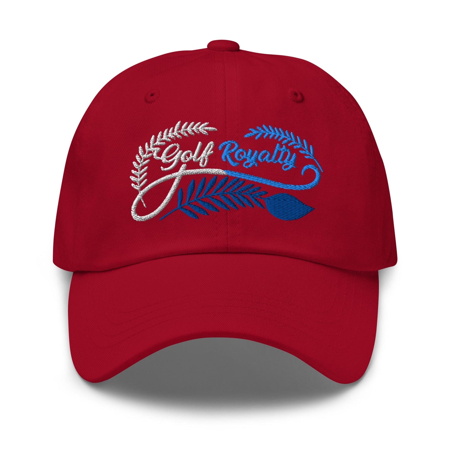 Golf Royalty Fun Design Embroidered Golf Cap - Funny Golf Tee by Swing Epic