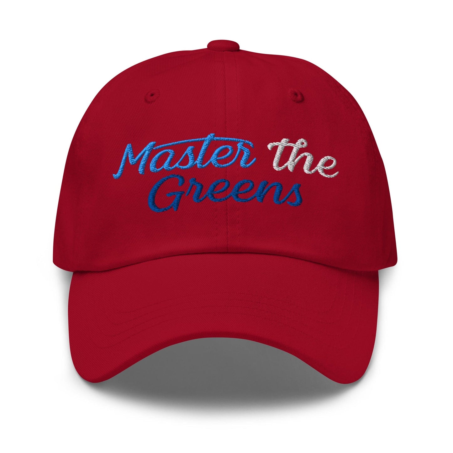 Master the Greens Embroidered Golf Cap - Funny Golf Tee by Swing Epic