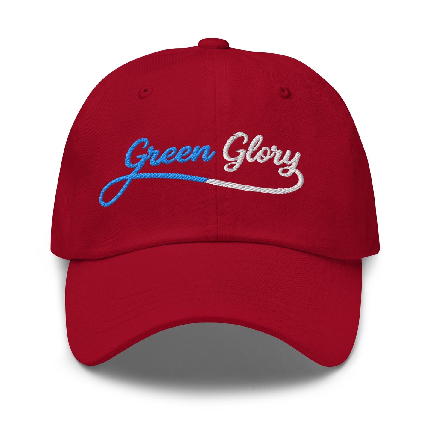 Green Glory Star Fun Floral Print Embroidered Golf Cap - Funny Golf Tee by Swing Epic