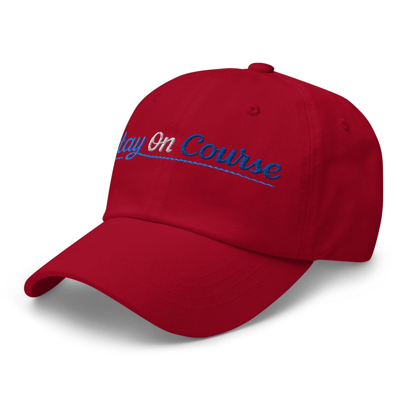 Stay On Course Embroidered Golf Cap - Funny Golf Tee by Swing Epic