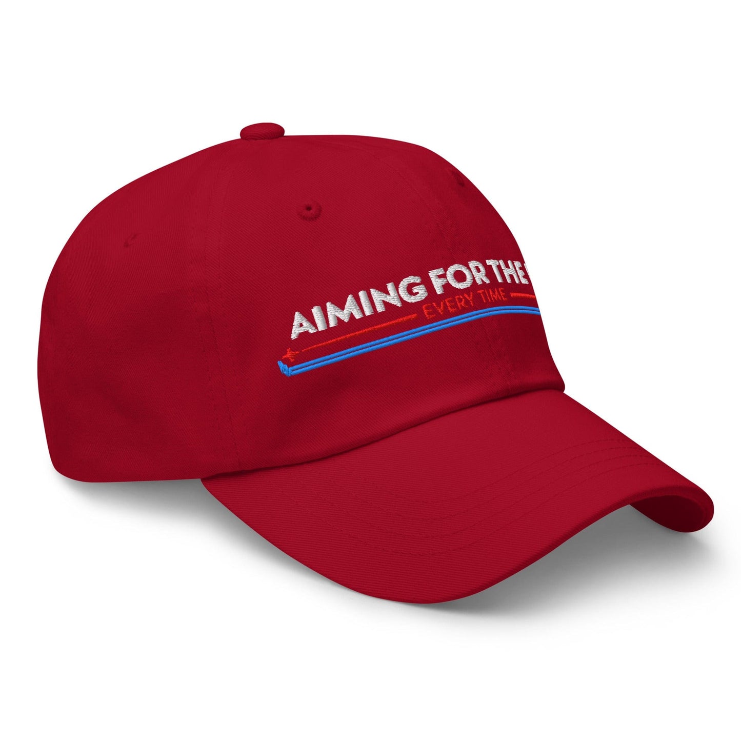 Aiming for the Pin Every Time Engaging Embroidered Golf Cap - Funny Golf Tee by Swing Epic