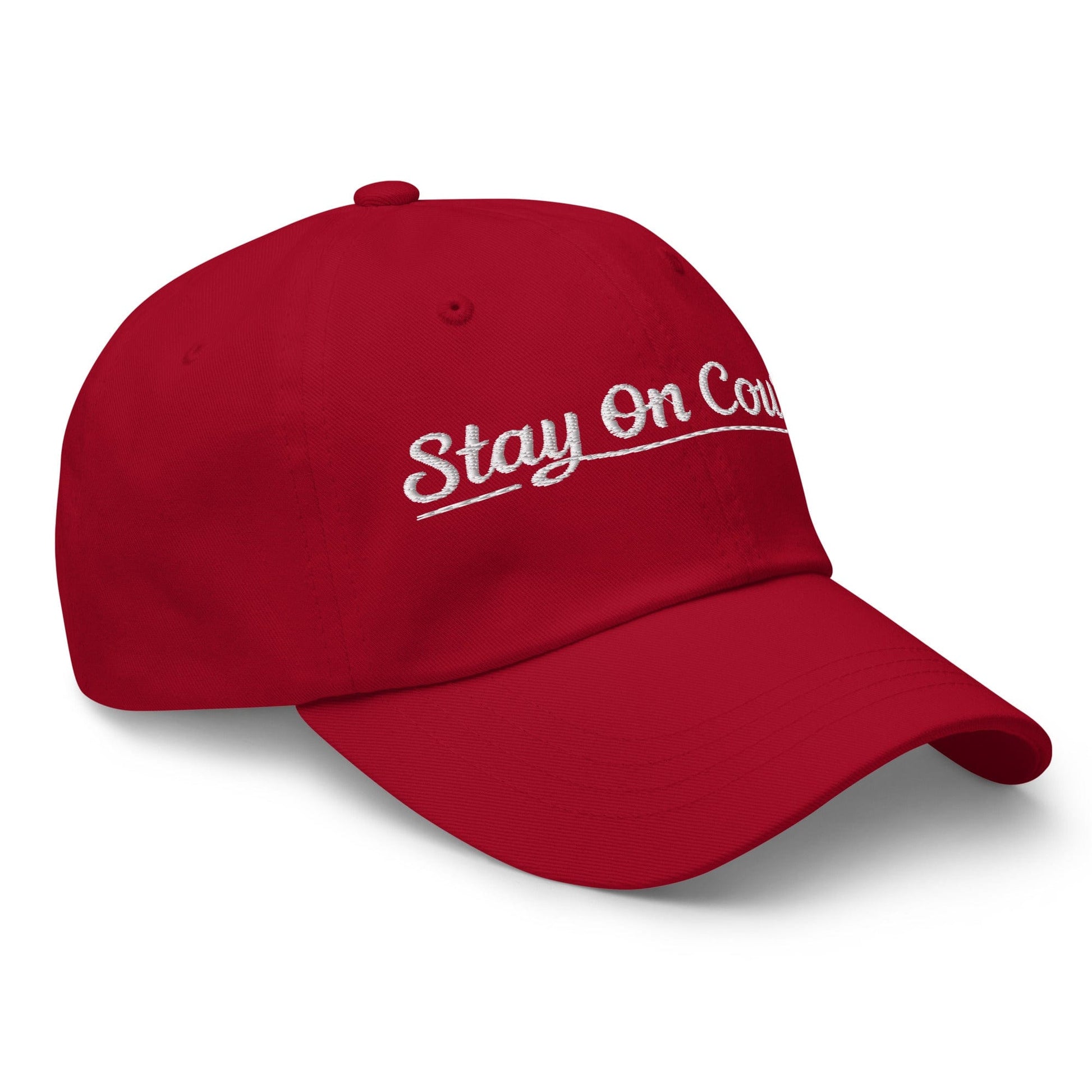 Stay On Course Embroidered Golf Cap - Funny Golf Tee by Swing Epic