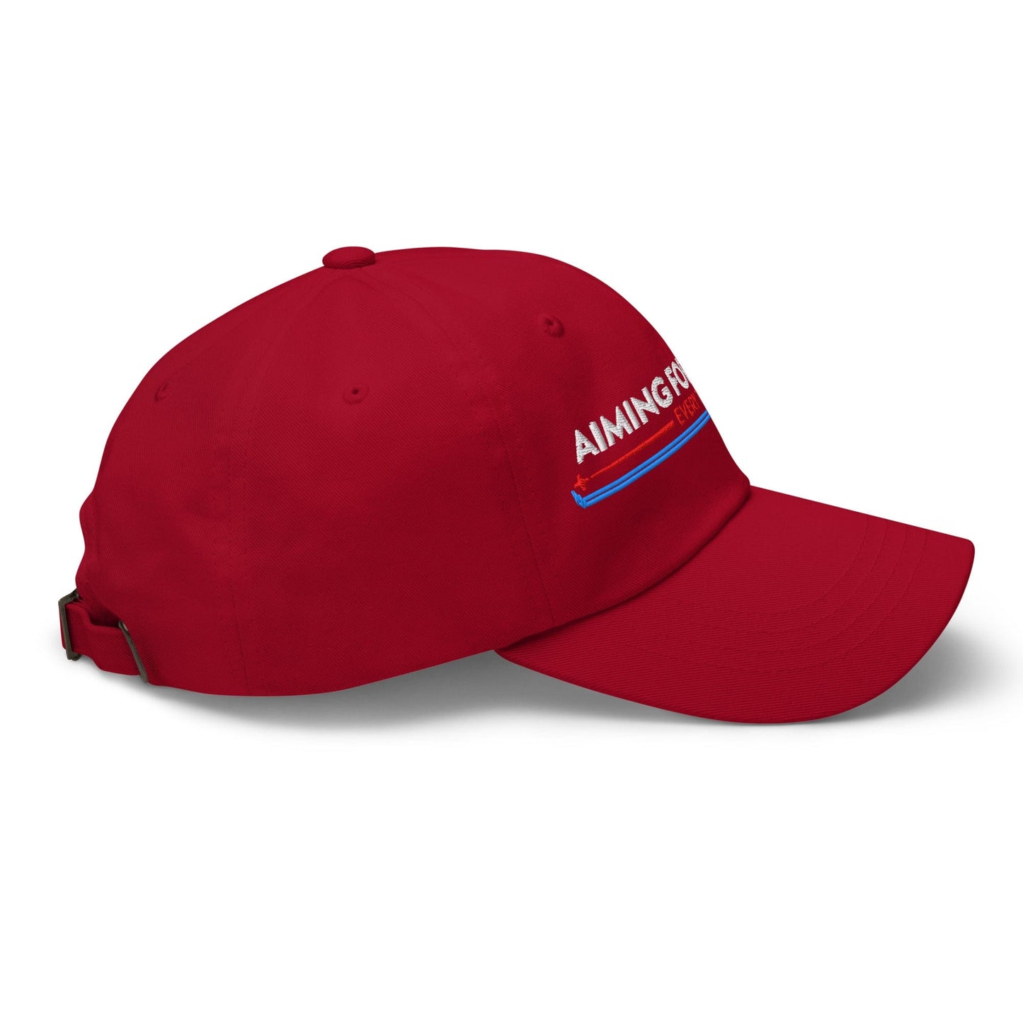 Aiming for the Pin Every Time Engaging Embroidered Golf Cap - Funny Golf Tee by Swing Epic