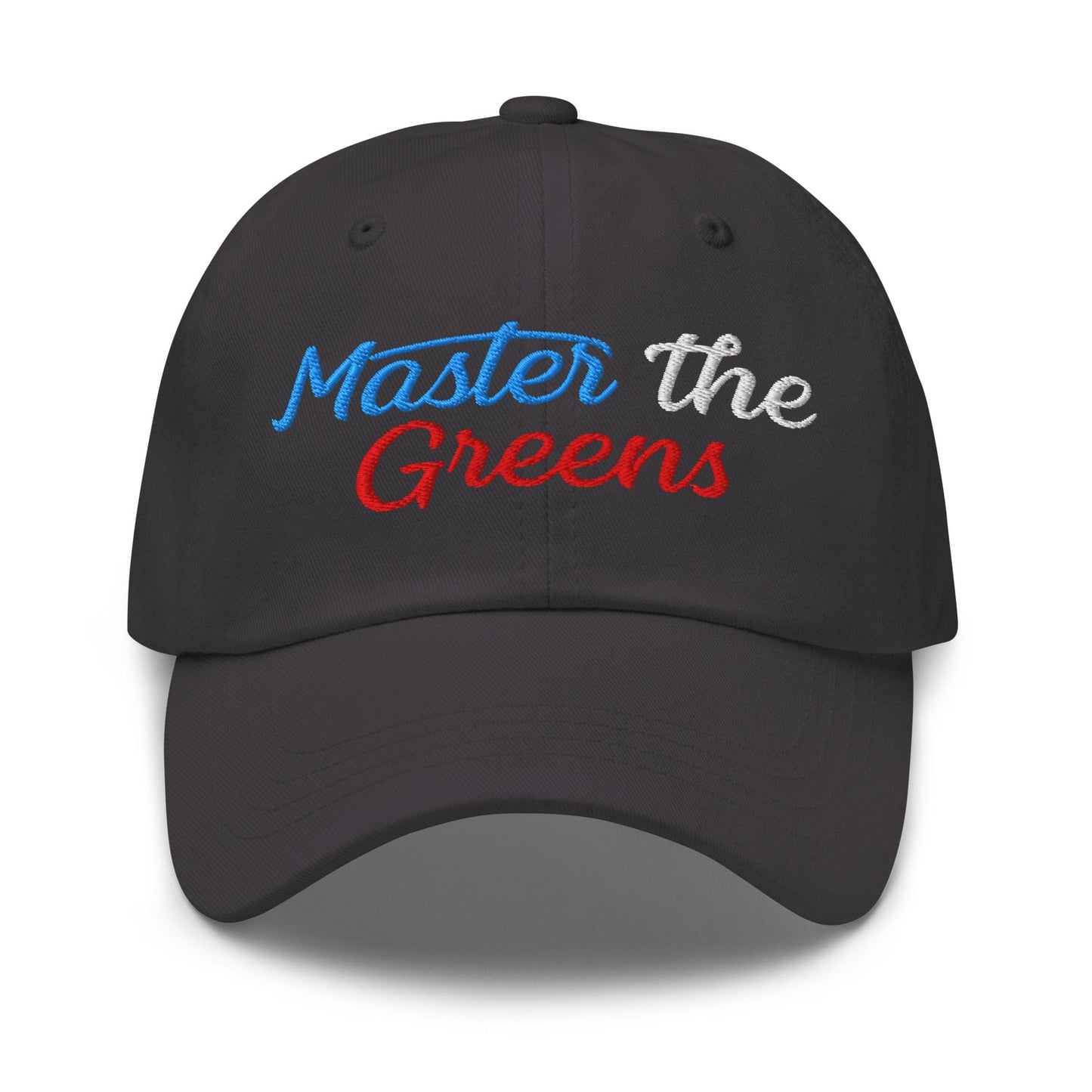 Master the Greens Embroidered Golf Cap - Funny Golf Tee by Swing Epic
