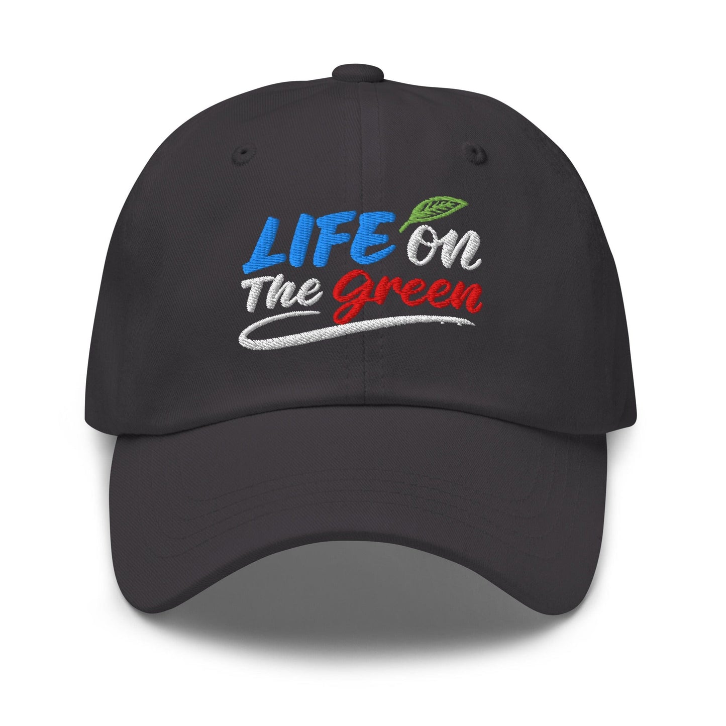 LIFE on The Green Embroidered Golf Cap - Funny Golf Tee by Swing Epic