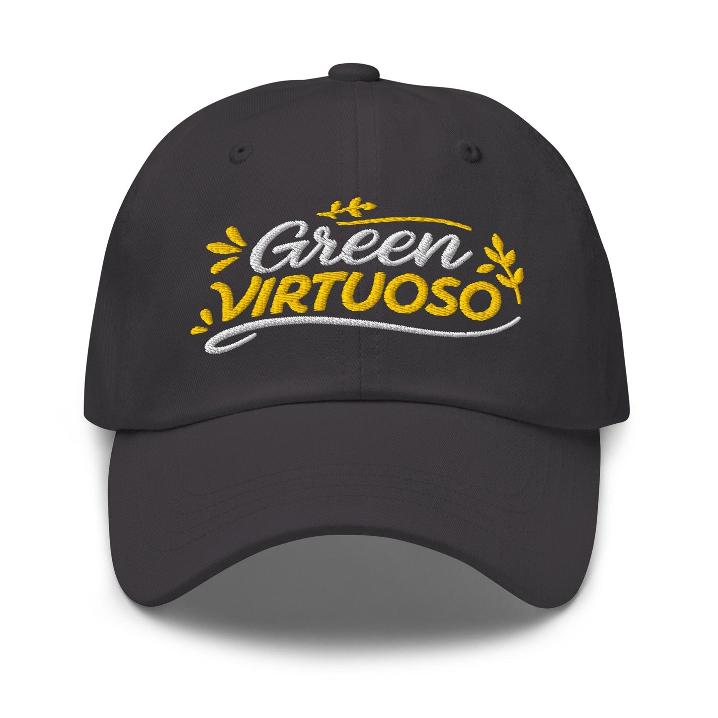 Green Virtuoso Masterpiece Design Embroidered Golf Cap - Funny Golf Tee by Swing Epic