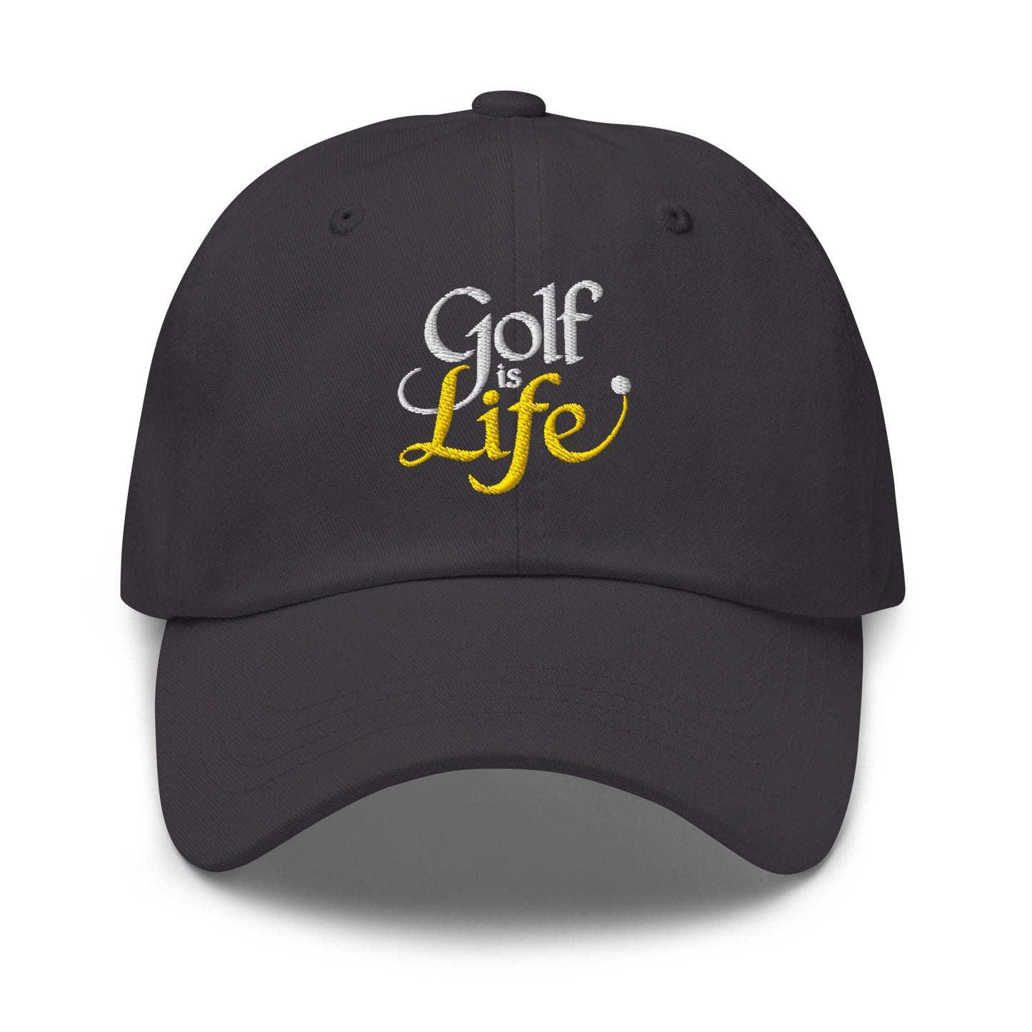 Golf is Life Embroidered Golf Cap - Funny Golf Tee by Swing Epic