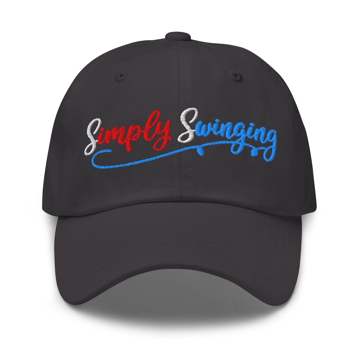 Simply Swinging Quirky Fun Embroidered Golf Cap - Funny Golf Tee by Swing Epic