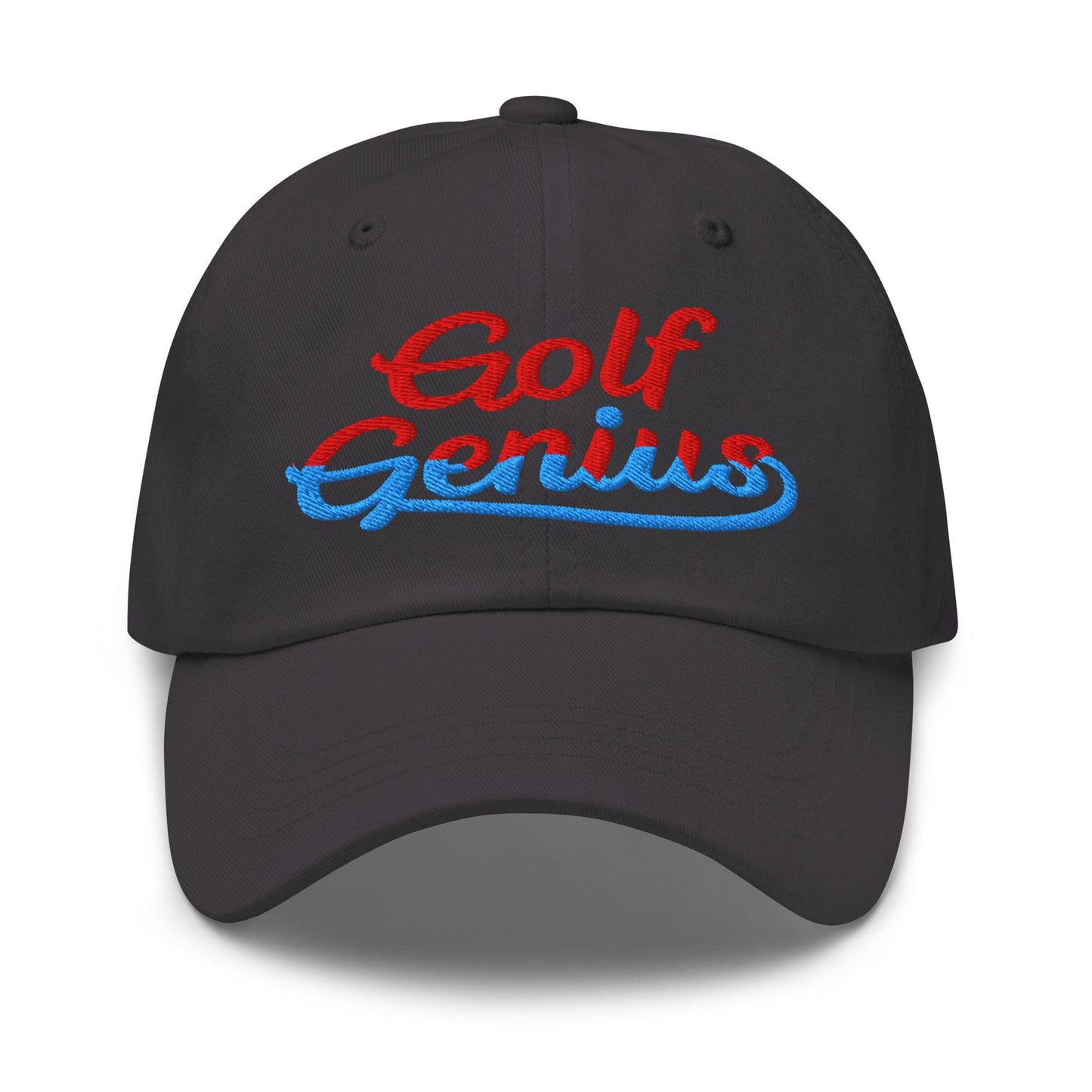 Golf Genius Quirky Fun Spirit Embroidered Golf Cap - Funny Golf Tee by Swing Epic