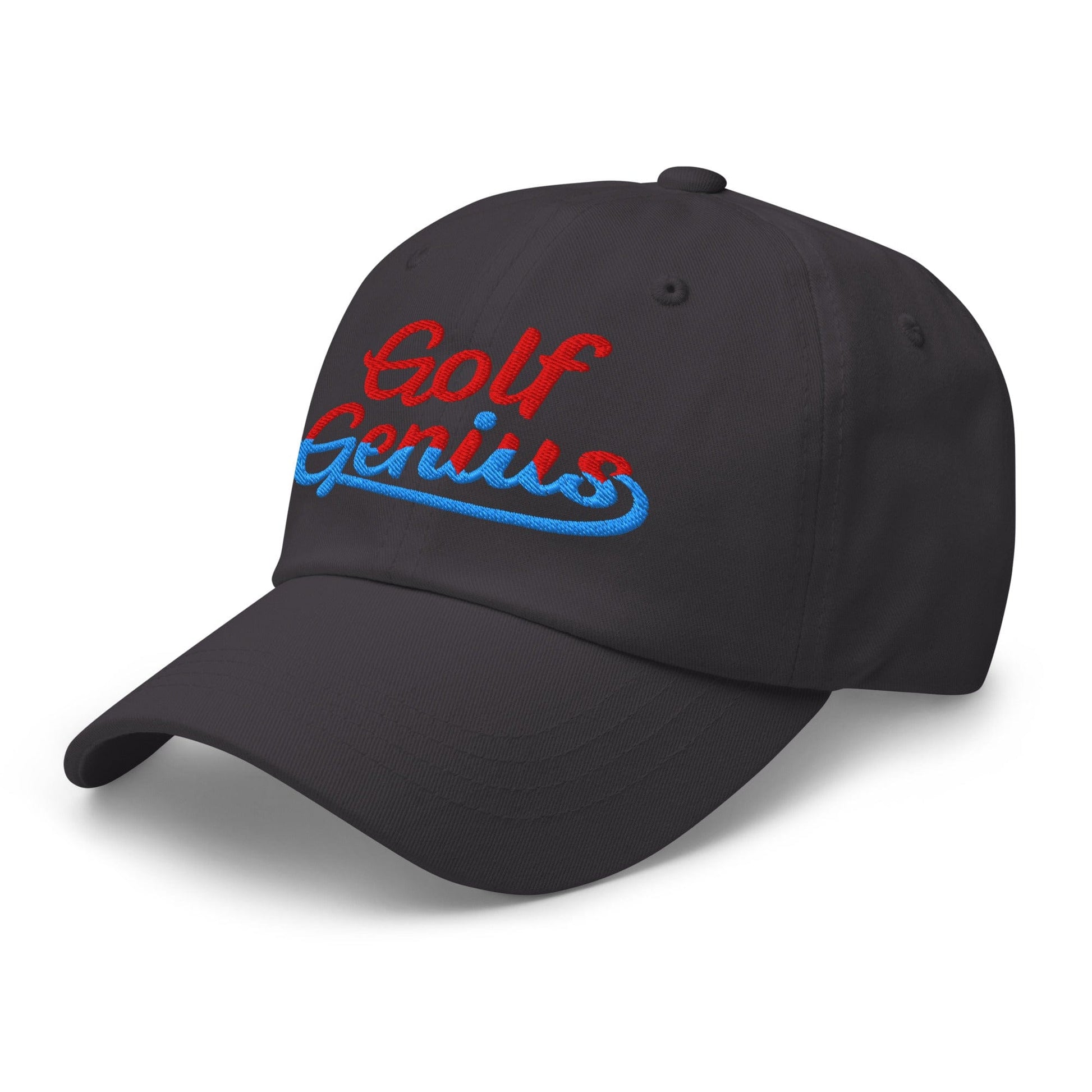 Golf Genius Quirky Fun Spirit Embroidered Golf Cap - Funny Golf Tee by Swing Epic