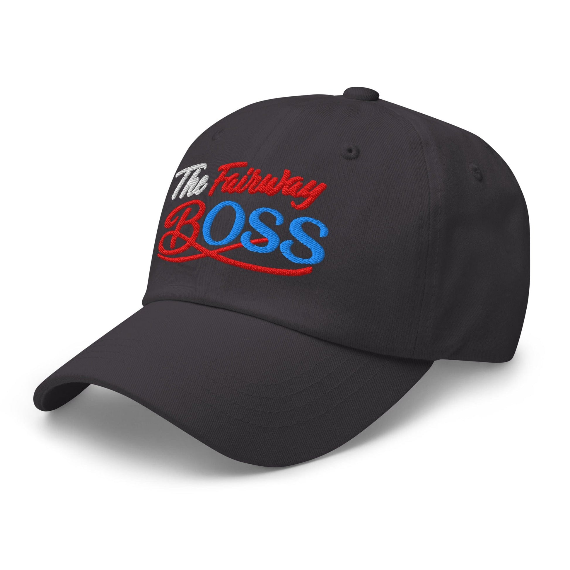 The Fairway Boss Sparkling Glitter Print Embroidered Golf Cap - Funny Golf Tee by Swing Epic
