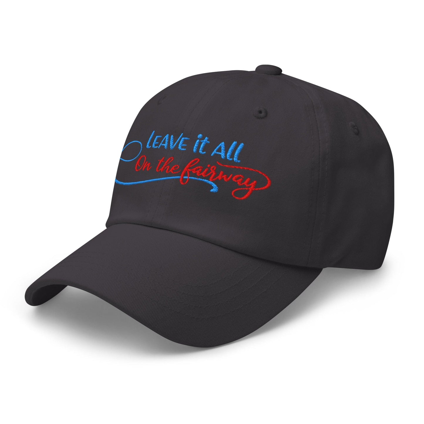 Leave it All on The Fairway Fun and Unique Embroidered Golf Cap - Funny Golf Tee by Swing Epic