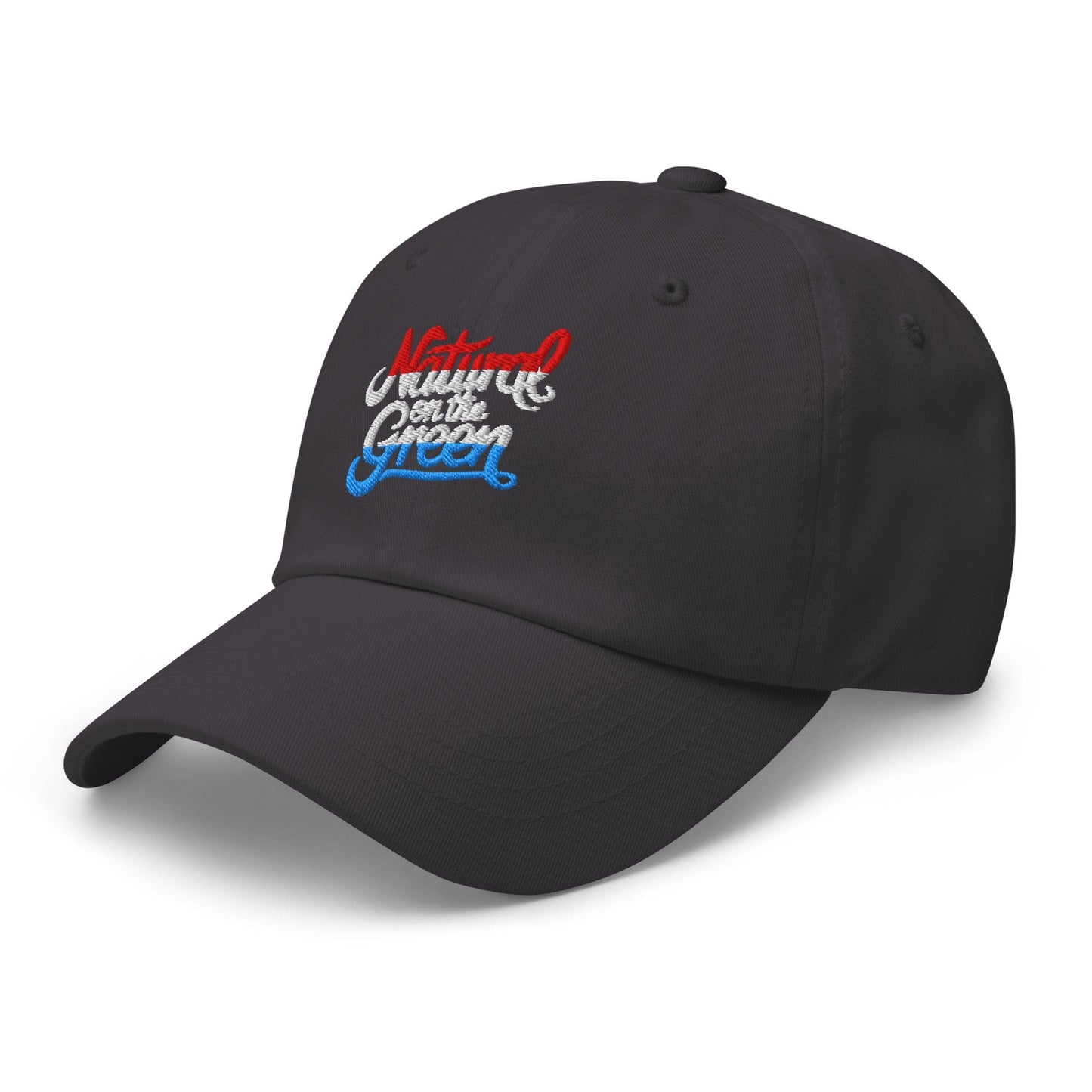 Natural on the Green Fun Embroidered Golf Cap - Funny Golf Tee by Swing Epic