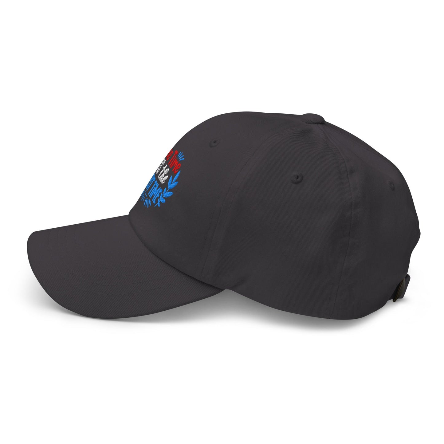 Tee Time is the Best Time Embroidered Golf Cap - Funny Golf Tee by Swing Epic