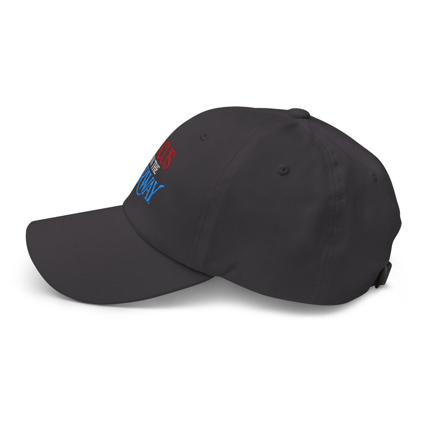 Focus on the Fairway Embroidered Golf Cap - Funny Golf Tee by Swing Epic