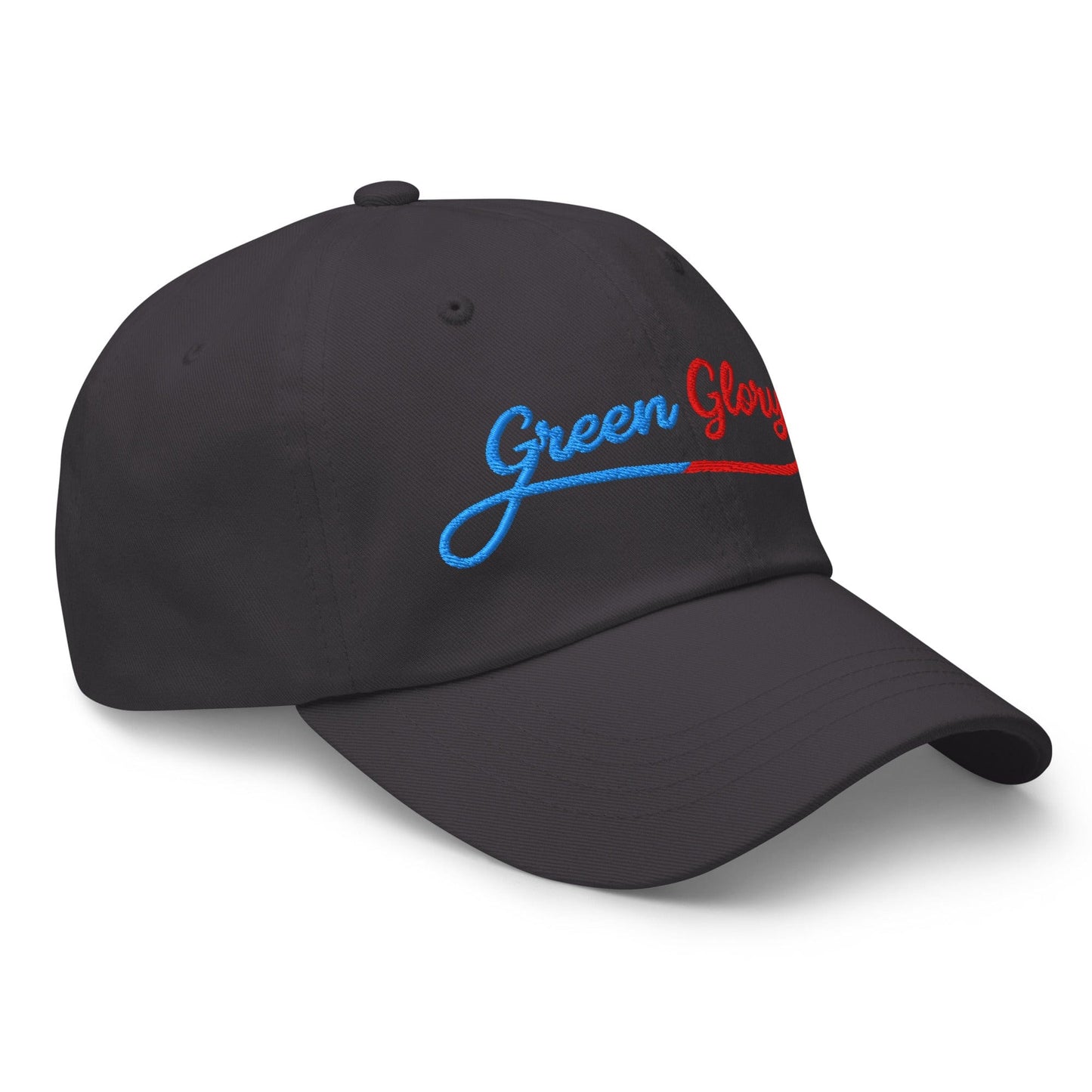 Green Glory Star Fun Floral Print Embroidered Golf Cap - Funny Golf Tee by Swing Epic