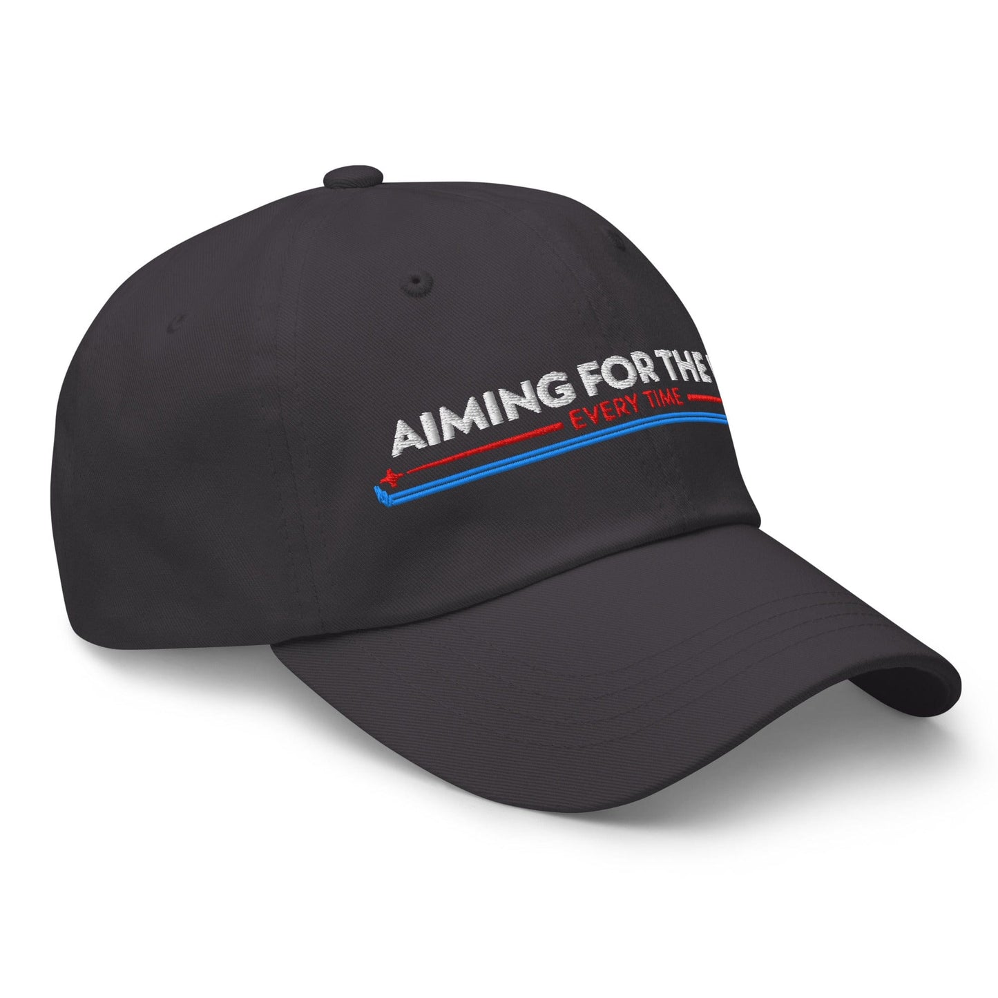 Aiming for the Pin Every Time Engaging Embroidered Golf Cap - Funny Golf Tee by Swing Epic