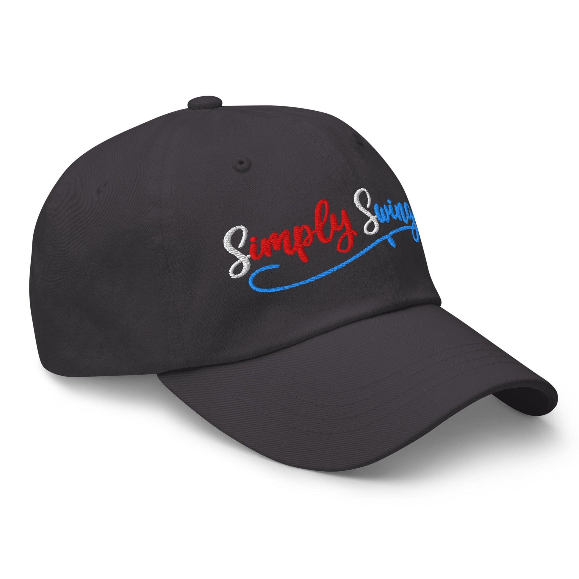 Simply Swinging Quirky Fun Embroidered Golf Cap - Funny Golf Tee by Swing Epic