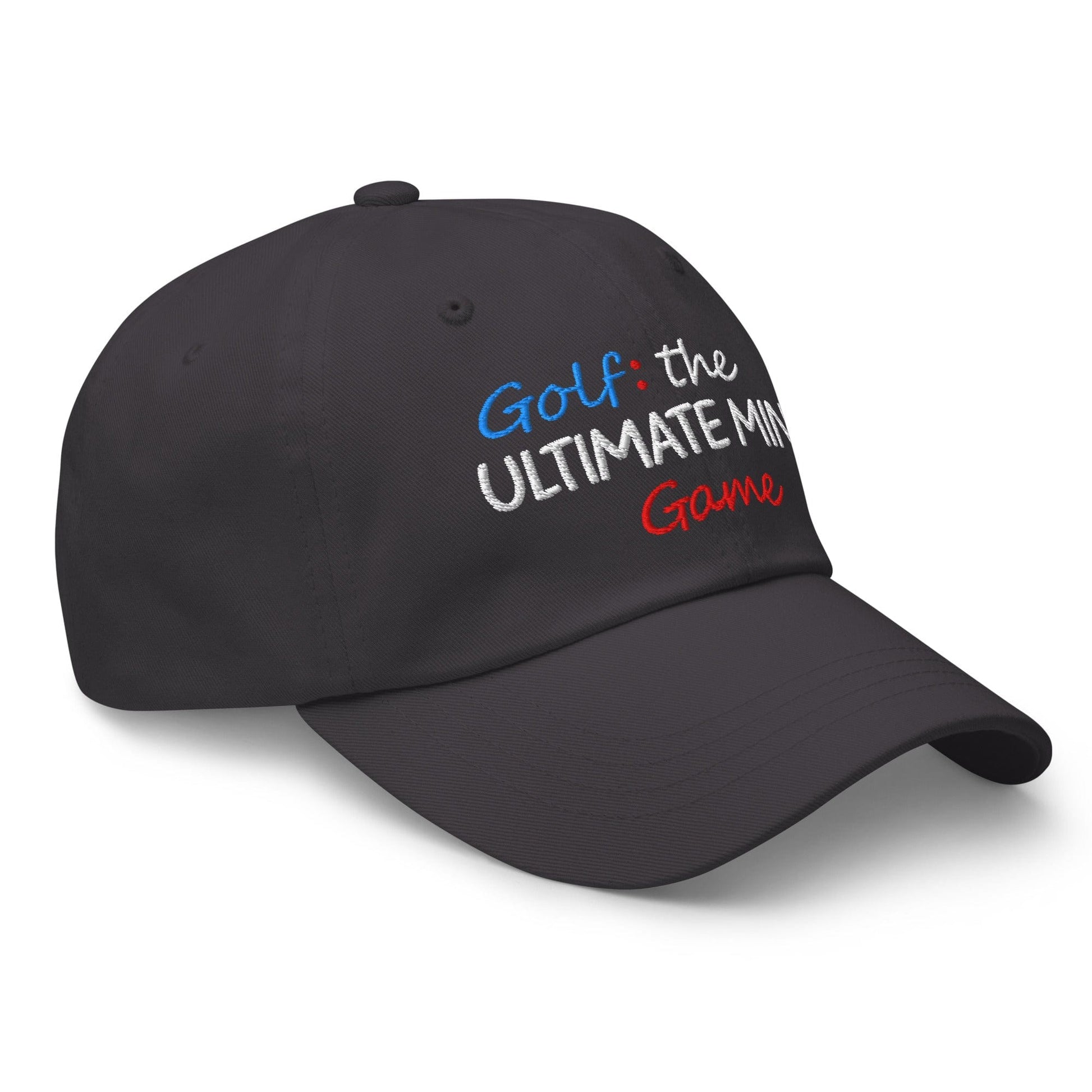 Golf: The Ultimate Mind Game Embroidered Golf Cap - Funny Golf Tee by Swing Epic