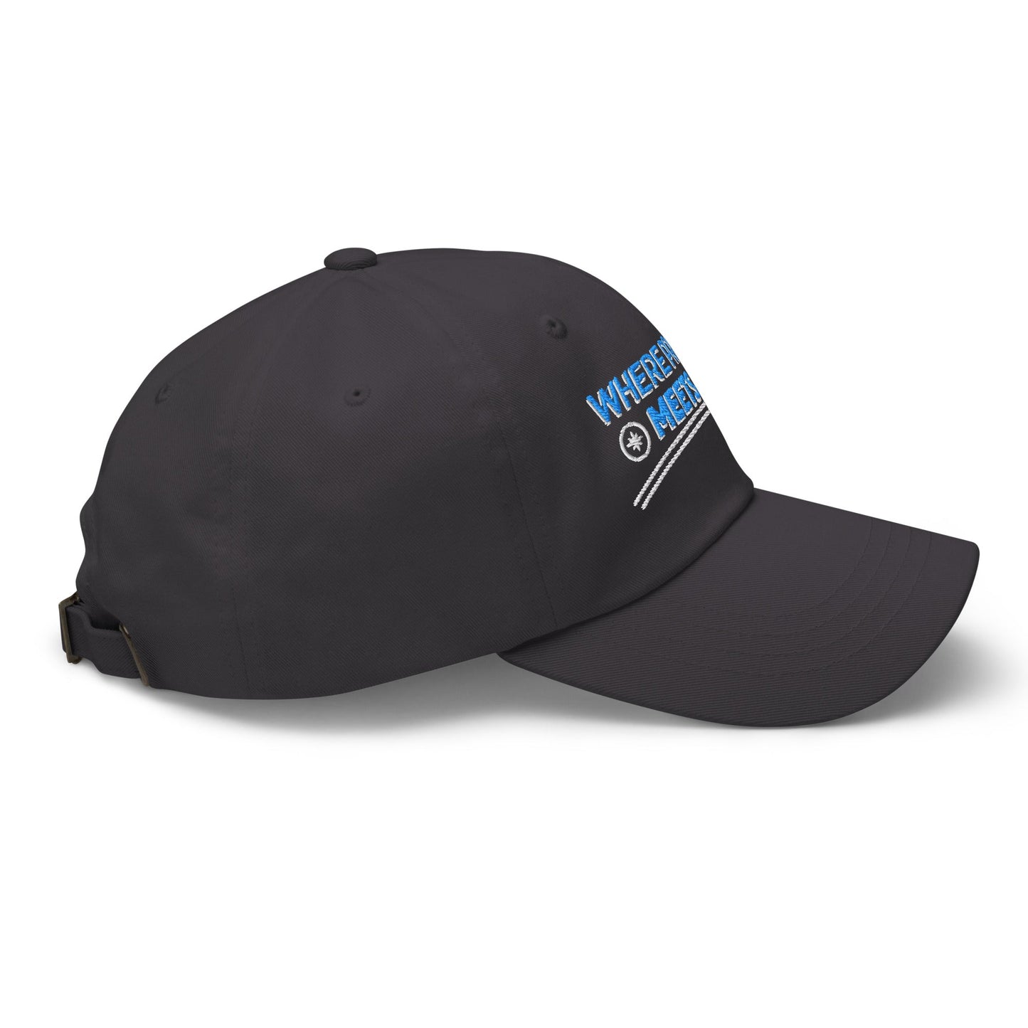 Where Precision Meets Power Embroidered Golf Cap - Funny Golf Tee by Swing Epic