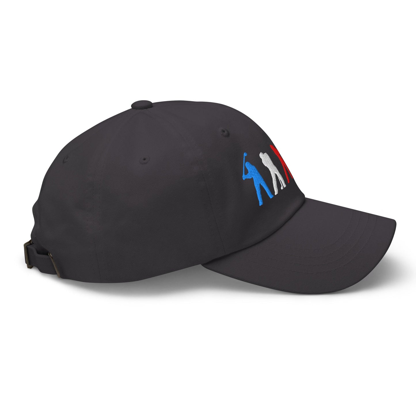 Four Swinging Silhouettes Dynamic Embroidered Golf Cap - Funny Golf Tee by Swing Epic