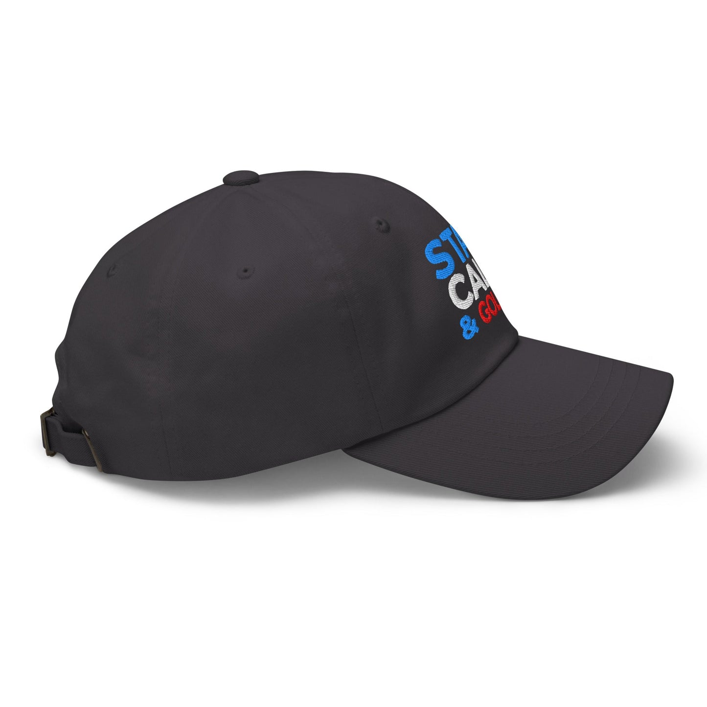 Stay Calm & Golf On Funny Embroidered Golf Cap - Funny Golf Tee by Swing Epic