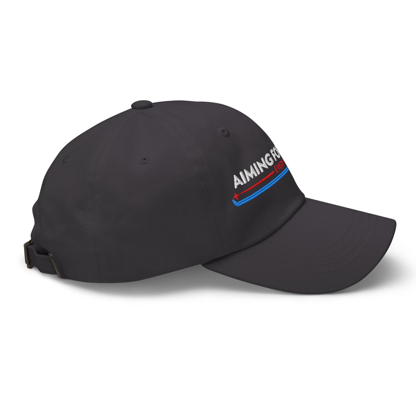 Aiming for the Pin Every Time Engaging Embroidered Golf Cap - Funny Golf Tee by Swing Epic