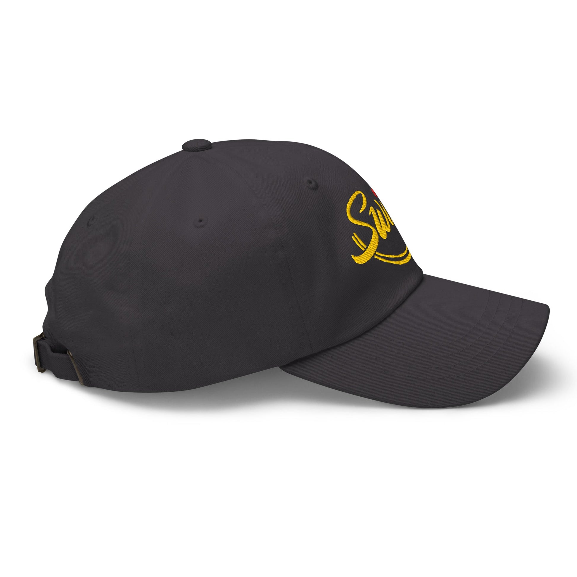 Swing into Action Statement Embroidered Golf Cap - Funny Golf Tee by Swing Epic