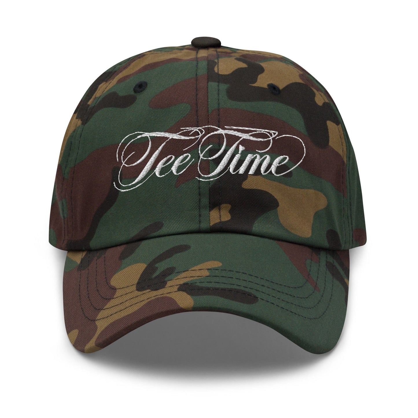 Tee Time Engaging Fun Embroidered Golf Cap - Funny Golf Tee by Swing Epic