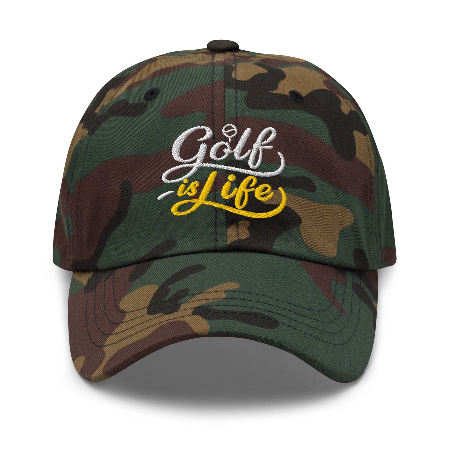 Golf is Life Embroidered Golf Cap - Funny Golf Tee by Swing Epic