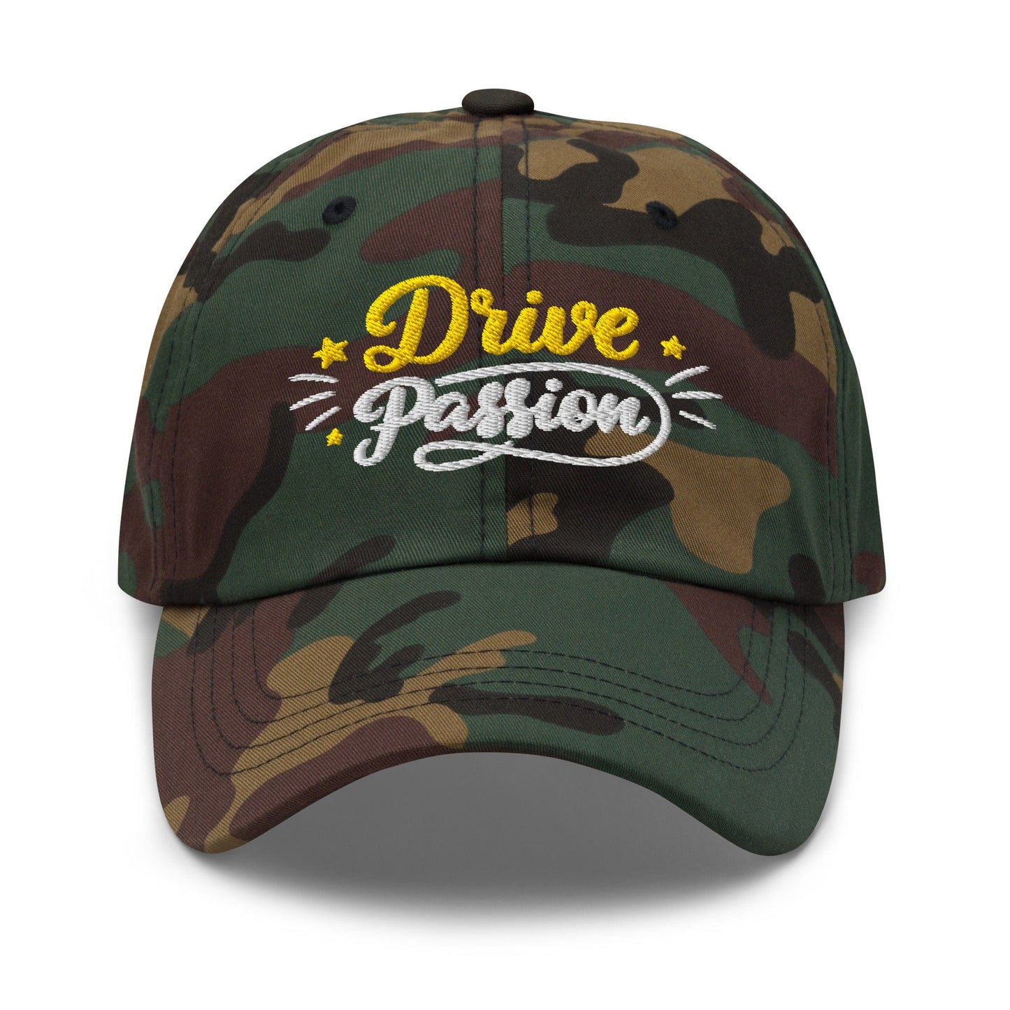 Drive Passion Stars Charming Stylish Embroidered Golf Cap - Funny Golf Tee by Swing Epic