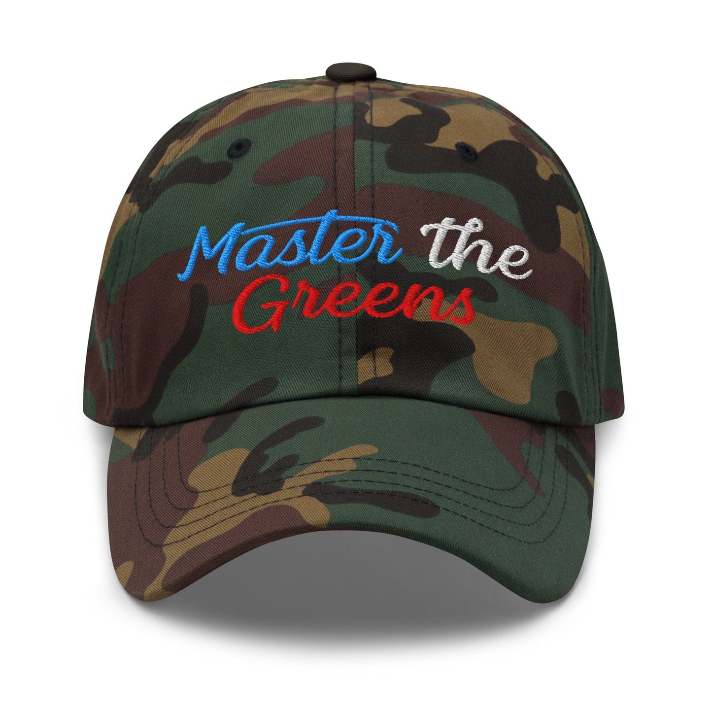 Master the Greens Embroidered Golf Cap - Funny Golf Tee by Swing Epic