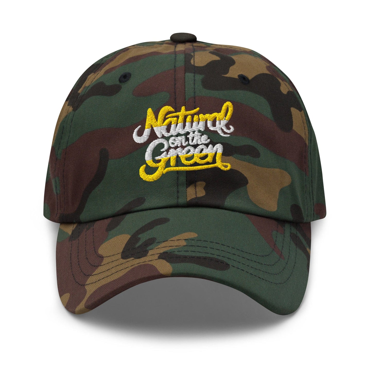 Natural on the Green Fun Embroidered Golf Cap - Funny Golf Tee by Swing Epic
