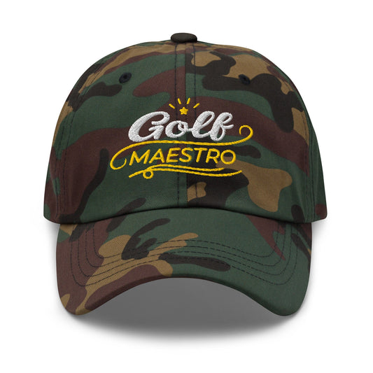 Golf Maestro Embroidered Golf Cap - Funny Golf Tee by Swing Epic